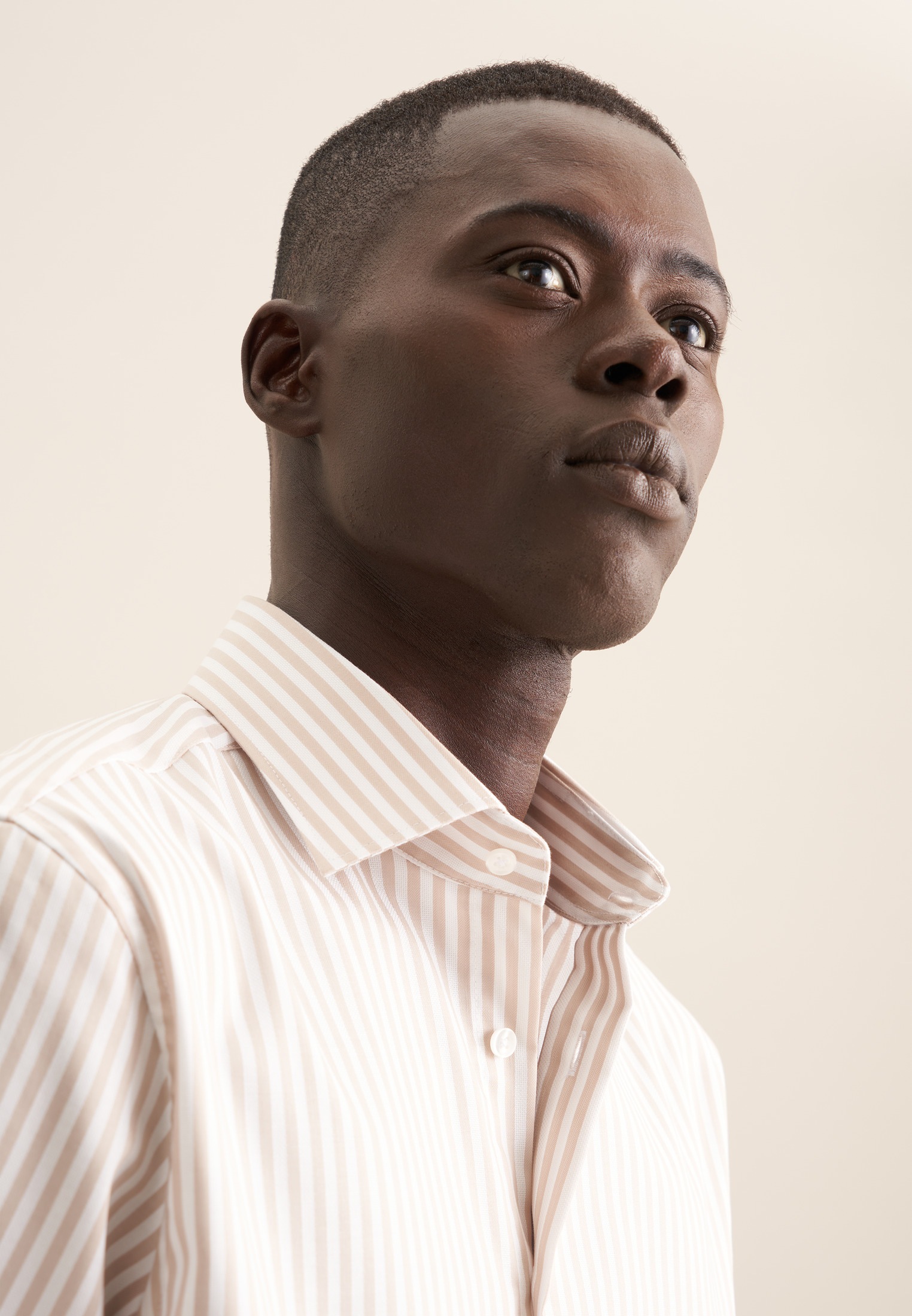 Thumbnail - seidensticker Businesshemd "Regular" Regular 1/2 Kentkragen Streifen