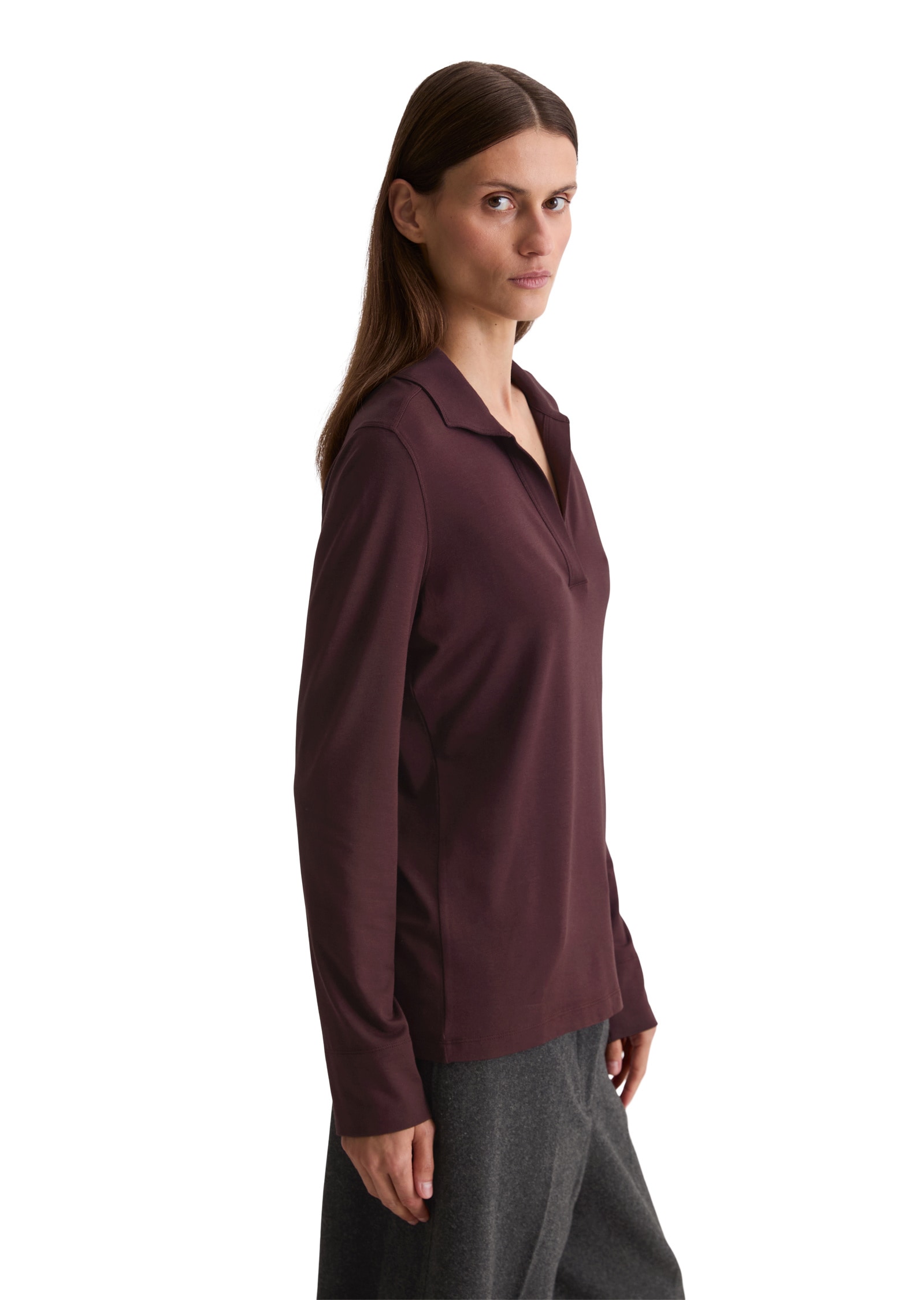 Marc OPolo Blusenshirt "aus Viskose-Modal-Mix" günstig online kaufen