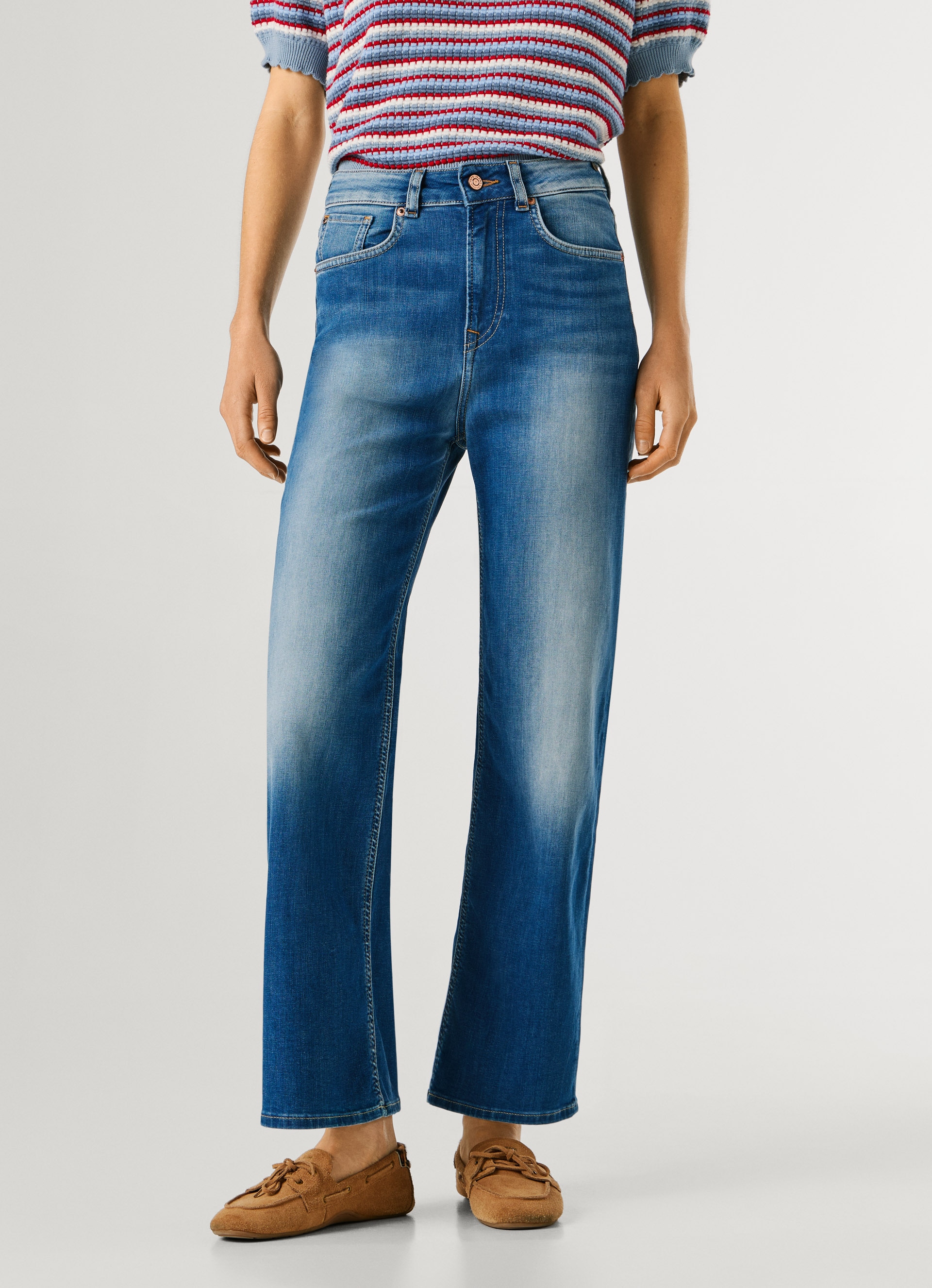 Pepe Jeans Straight-Jeans "UHW – Ultra High Waist" mit hohem Bund günstig online kaufen