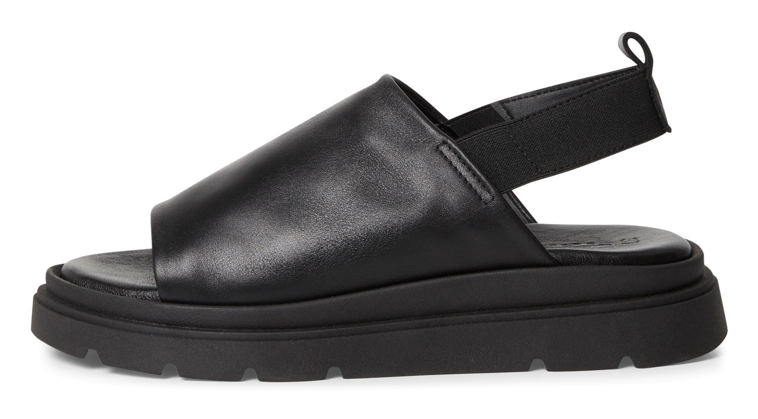 Tamaris Sandalette, Plateau, Sommerschuh mit Gummizug an der Ferse für mehr Tragekomfort