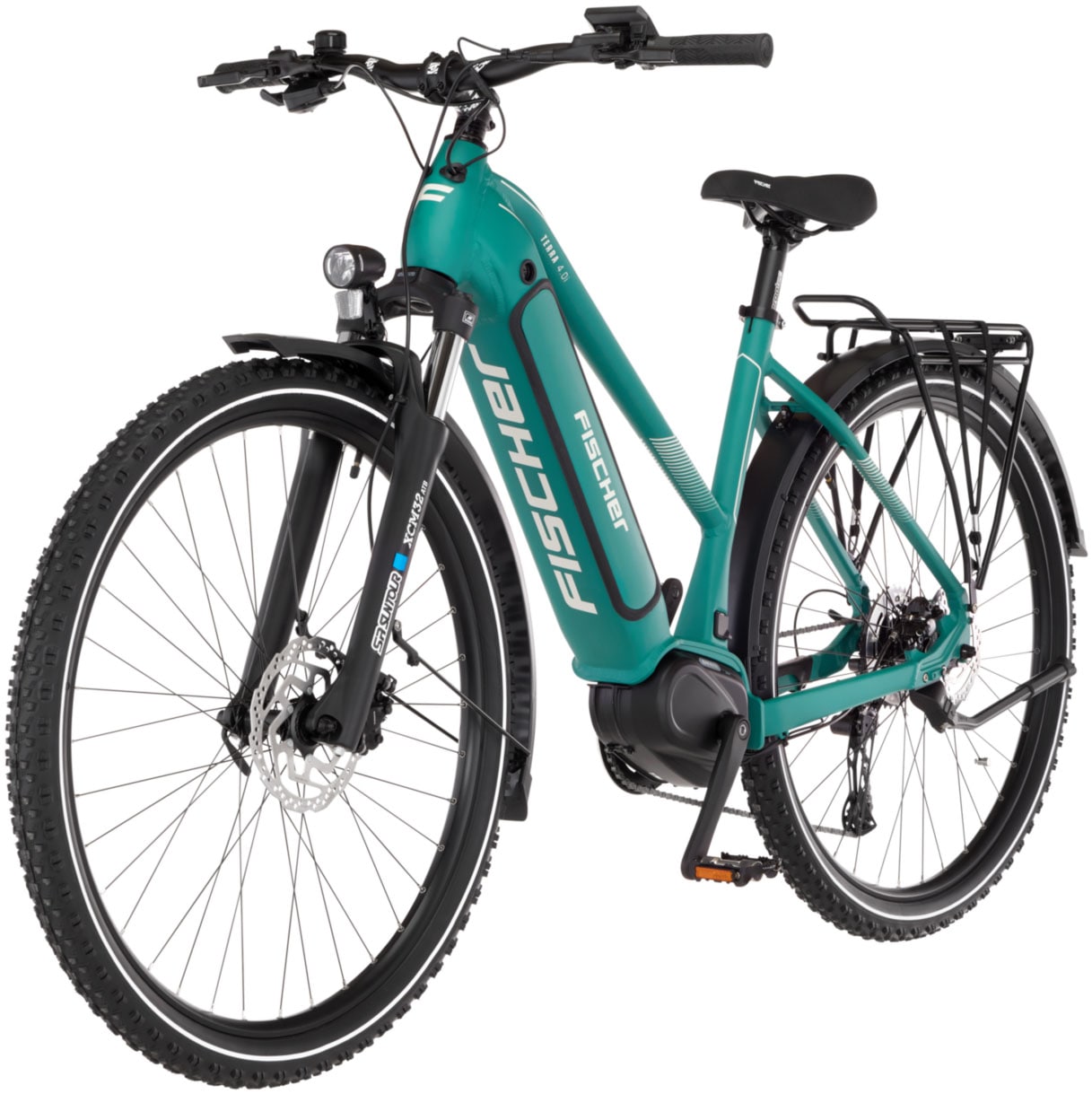 FISCHER Fahrrad E-Bike »TERRA 4.0i 630 50«, 10 Gang, Shimano, CUES, (mit Akku-Ladegerät-mit Werkzeug)