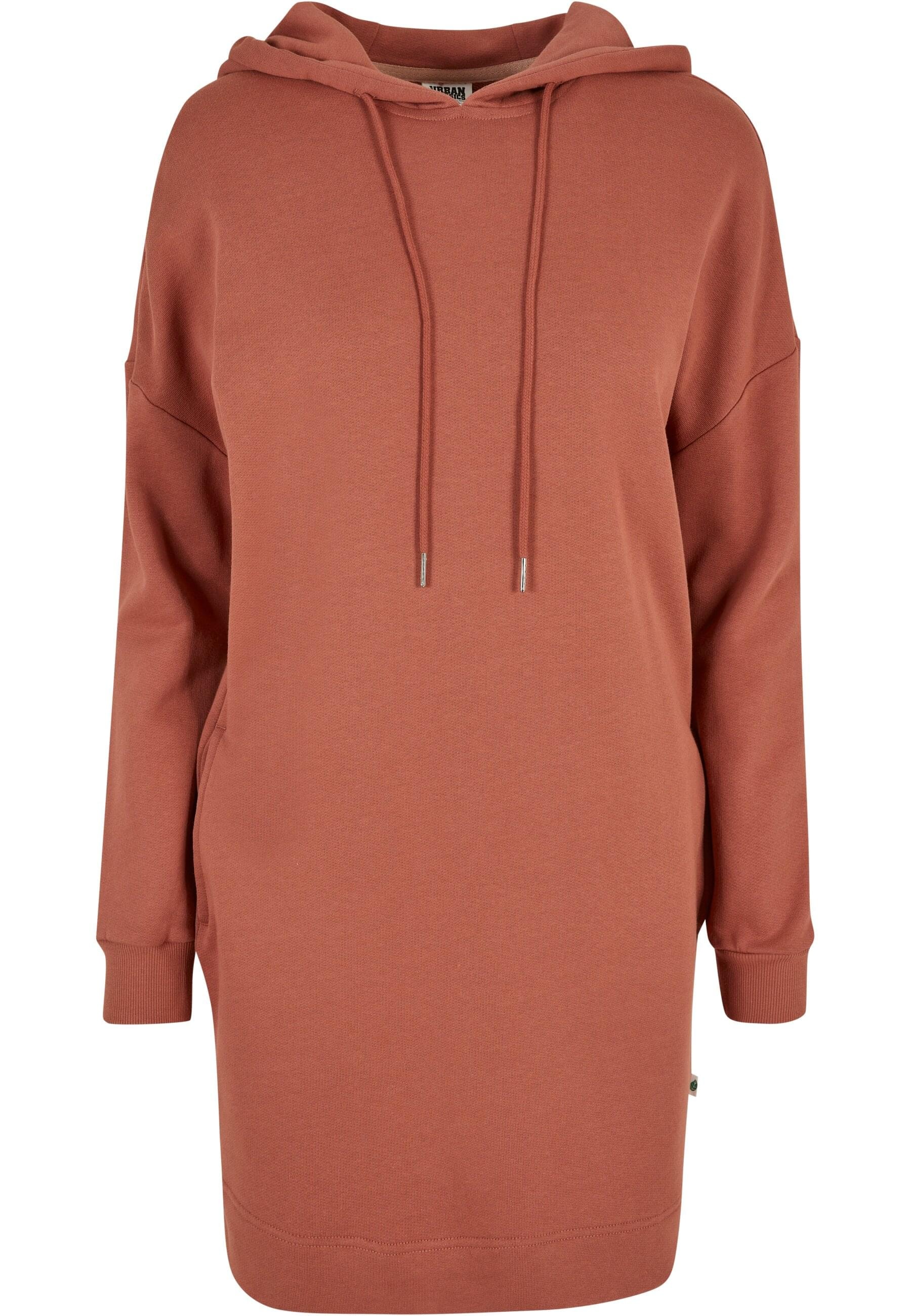 URBAN CLASSICS Shirtkleid "Urban Classics Damen Ladies Organic Oversized Terry Hoody Dress", (1 tlg.)