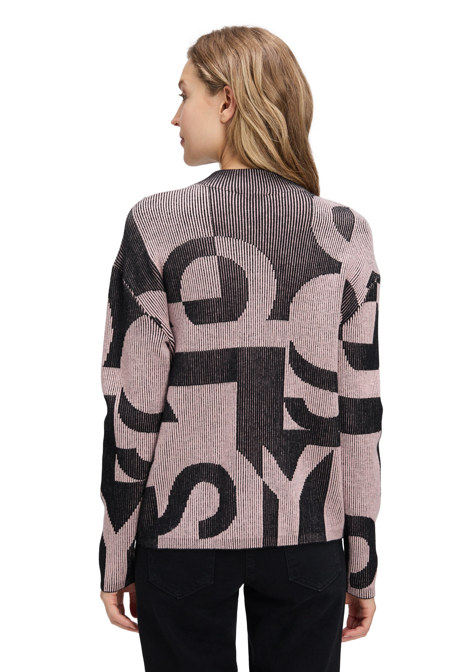 Betty Barclay Strickpullover »Betty Barclay Damen Grobstrick-Pullover mit Jacquard«, (1 tlg.)