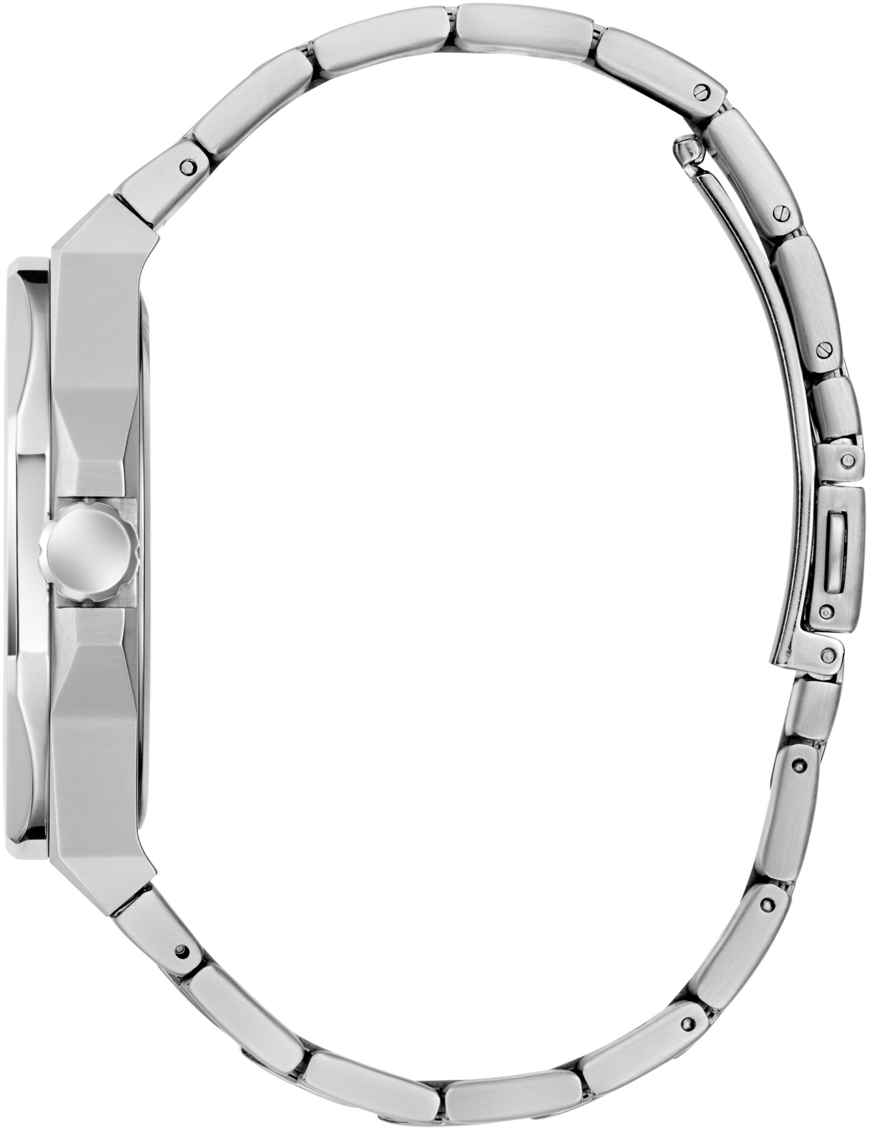 Guess Quarzuhr »EMPEROR«, Armbanduhr, Herrenuhr, Edelstahlarmband, analog