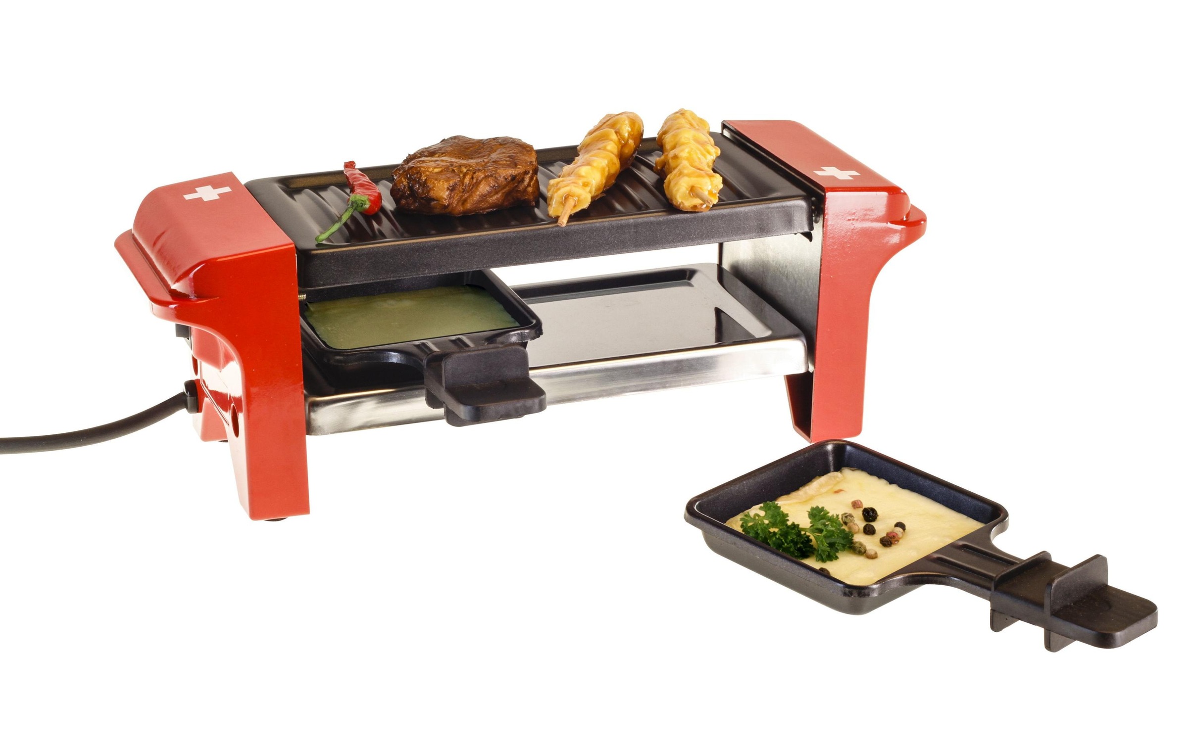 Nouvel Raclette »Nouvel CH-Kreuz, 2 Personen« 2 Stk. Raclettepfännchen 350 W