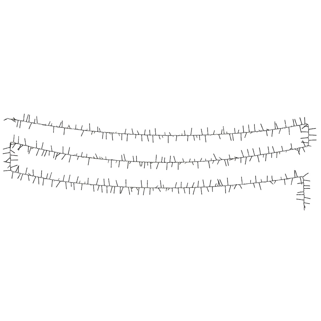 BONETTI LED-Lichterkette »Galaxy, Weihnachtsdeko aussen«, Clusterlichterkette, 8 verschiedenen Lichtmodi, Weihnachtsbeleuchtung