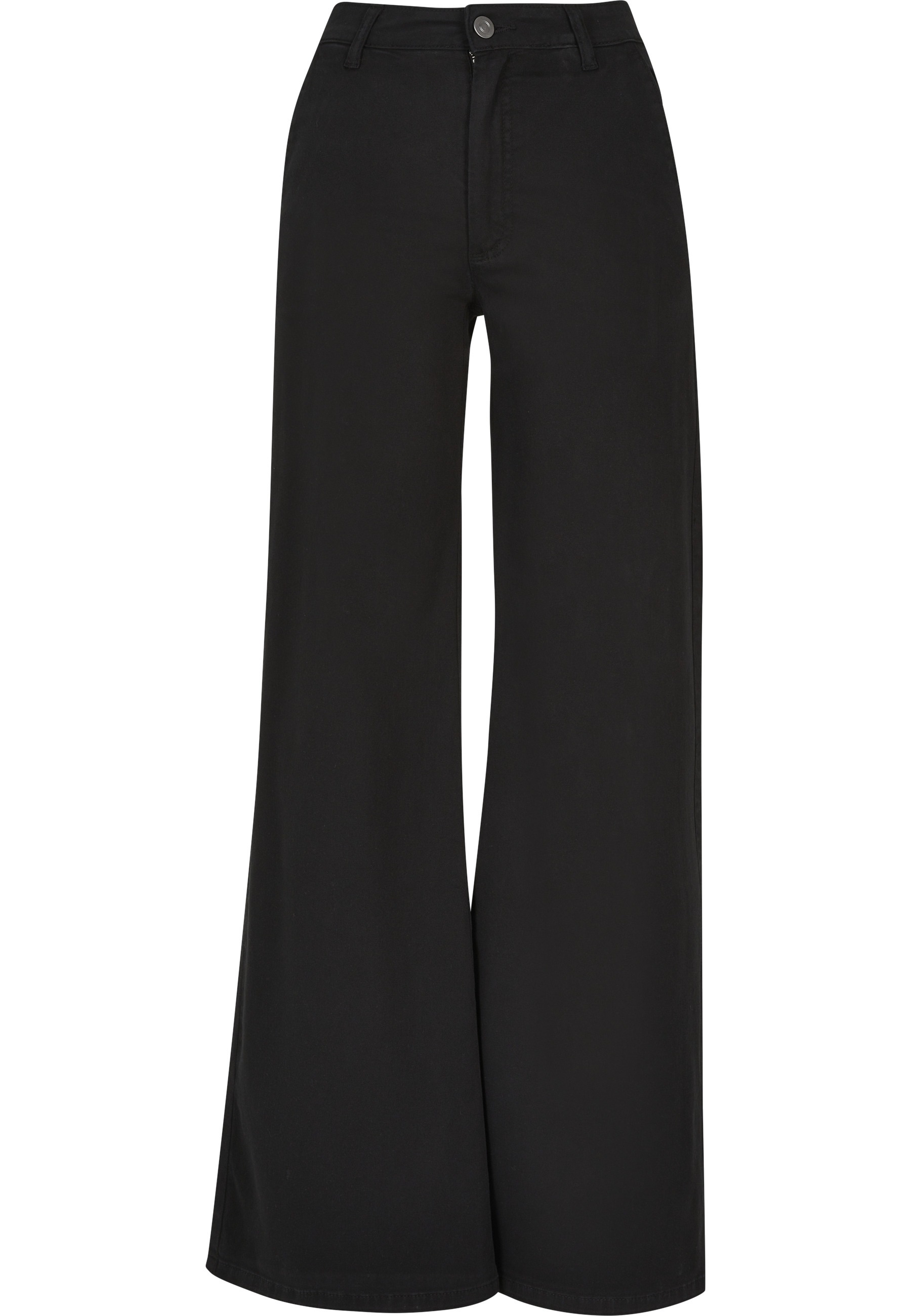 URBAN CLASSICS Chinohose "Urban Classics Damen Ladies High Waist Wide Leg Chino Pants"
