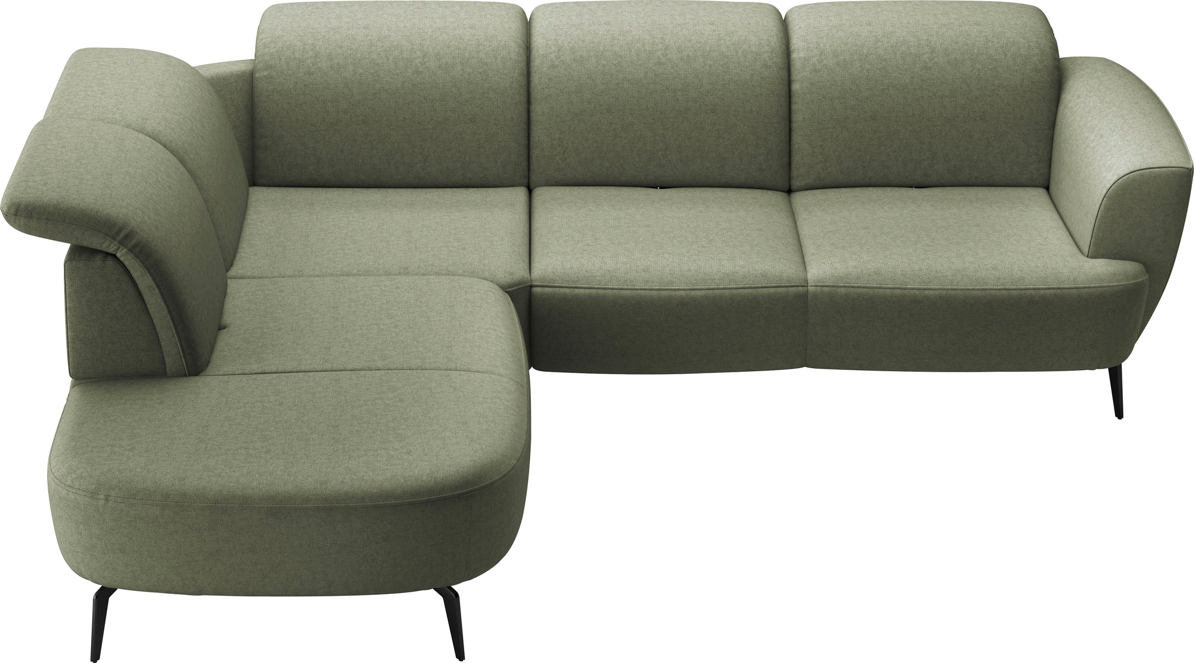 sit&more Ecksofa »Zoe«, ink.Sitztiefenverstellung, wahlweise mit Kopfteilverstellung