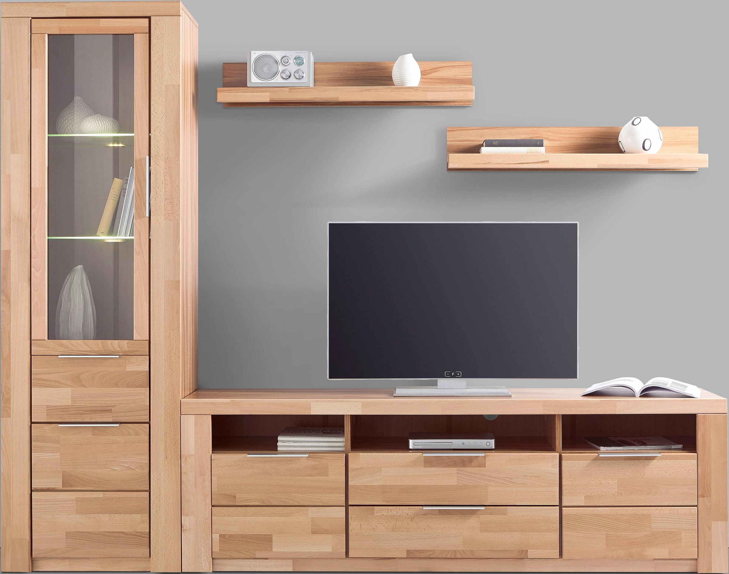 Thumbnail - Home affaire Wohnwand "ZARA", (Set, 4 St.), teilmassives Holz