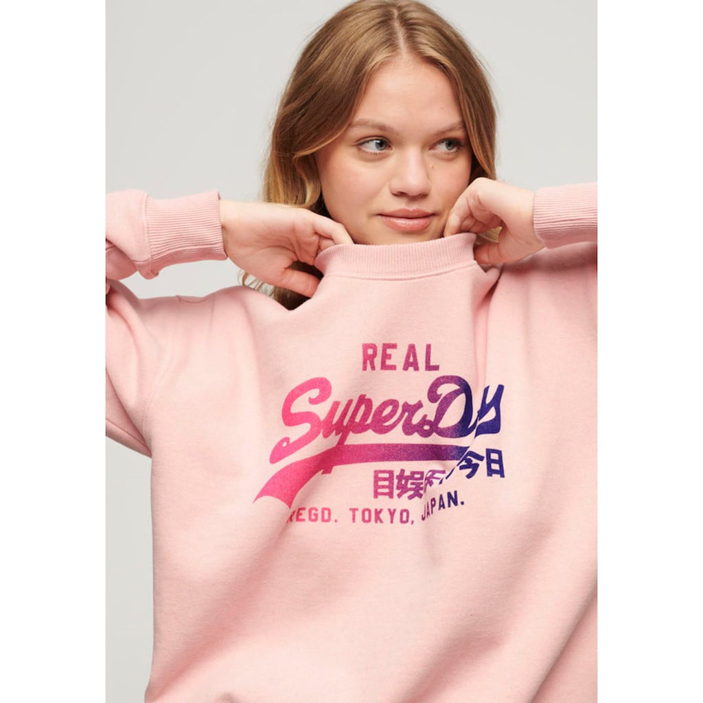 Superdry Sweatshirt »TONAL VL GRAPHIC SWEATSHIRT«