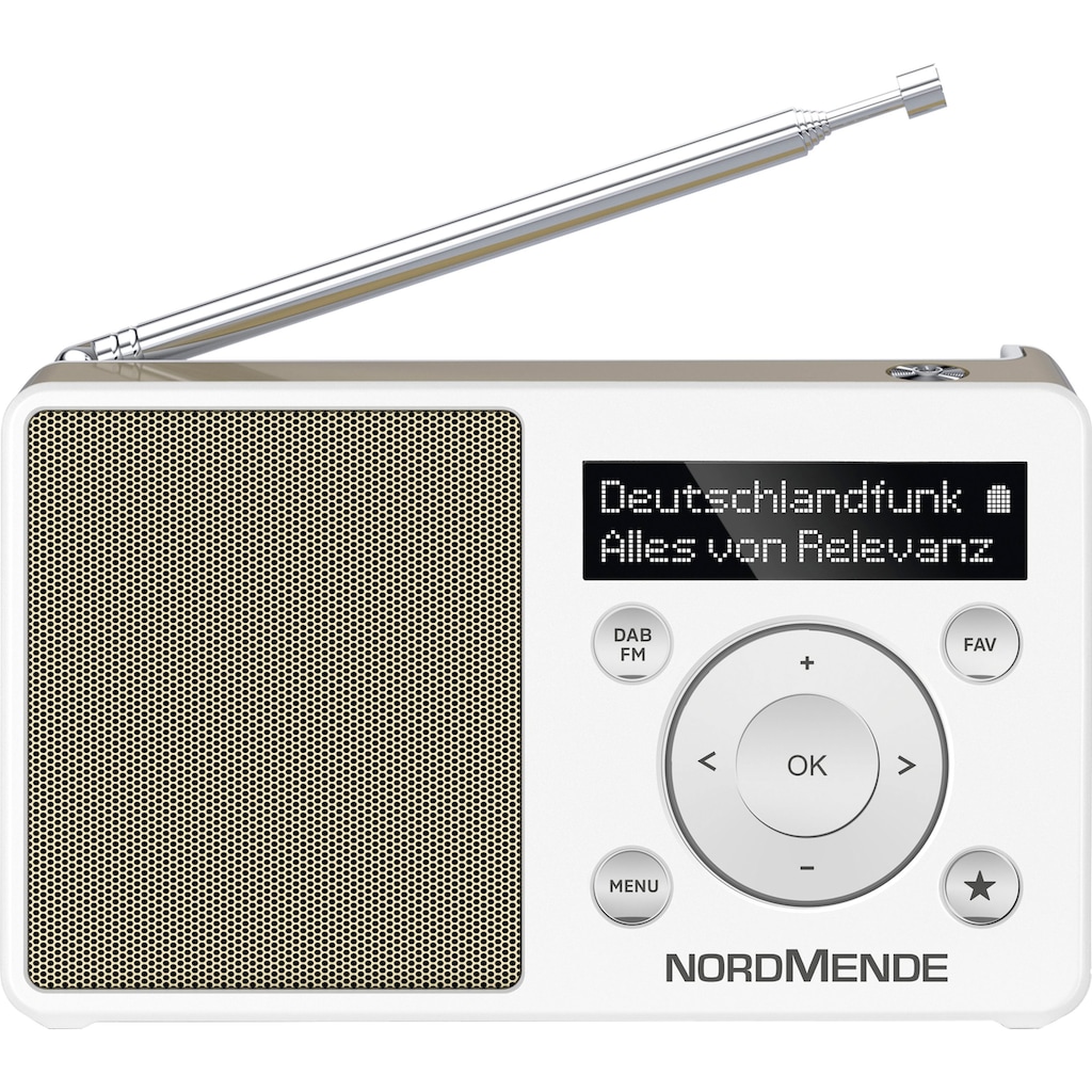 Nordmende Digitalradio (DAB+) »Transita 100«, (UKW mit RDS-Digitalradio (DAB+) 1 W)