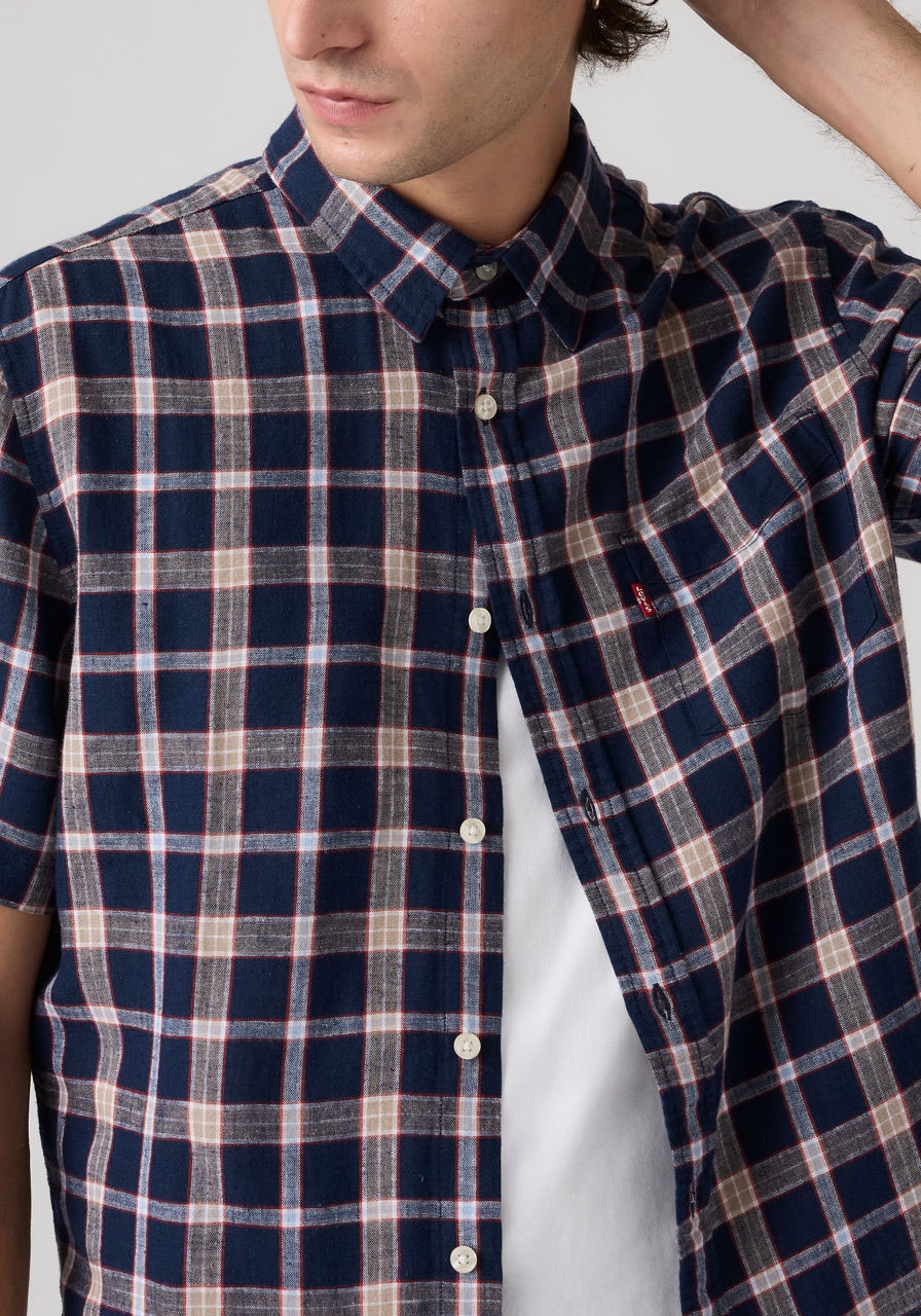 Levi's® Kurzarmhemd »SUNSET 1 PKT STANDRD« Leinenstruktur