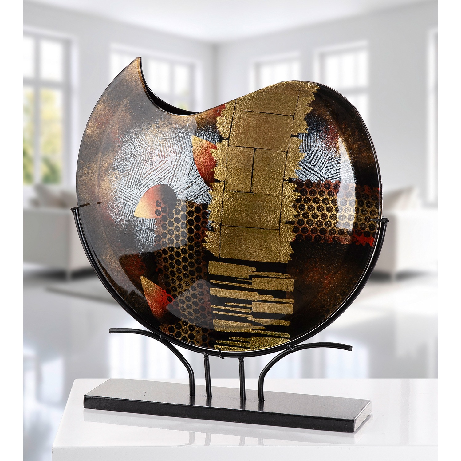 GILDE Bodenvase "Dixion" Innenwände sind handbemalt; Nicht wasserdicht, Höh günstig online kaufen