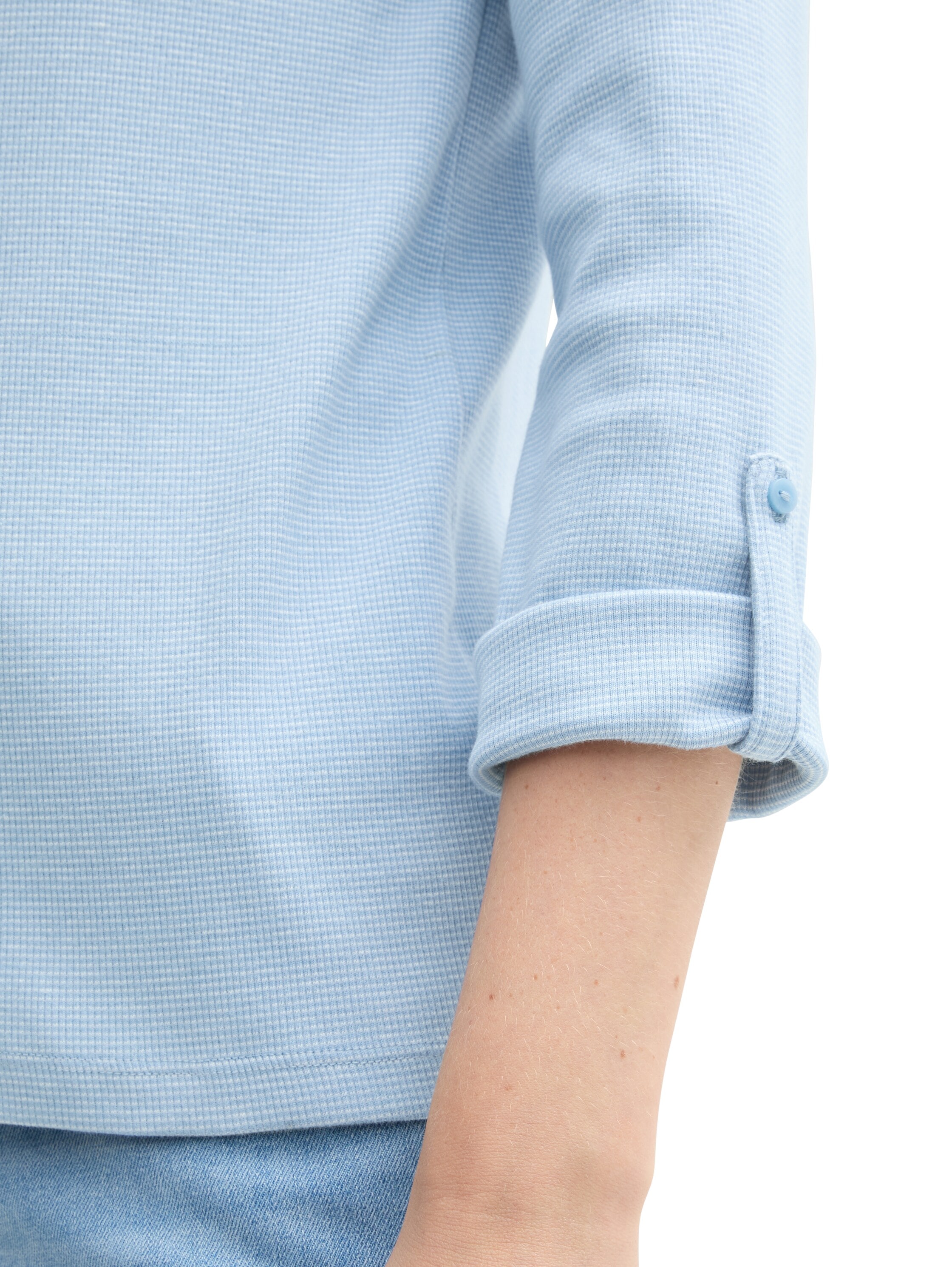 TOM TAILOR Langarmshirt, mit Henley-Ausschnitt
