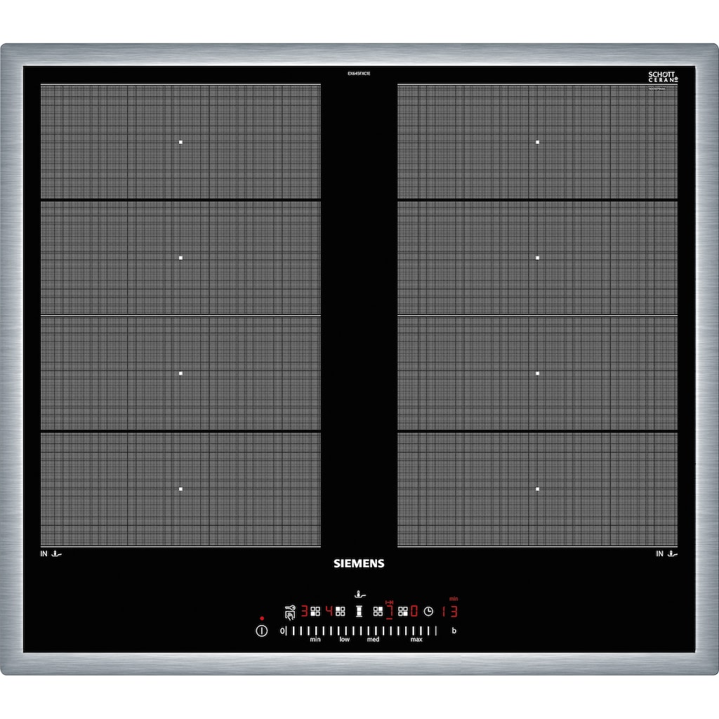 SIEMENS Flex-Induktions-Kochfeld von SCHOTT CERAN®, EX645FXC1E, mit Bratsensor Plus