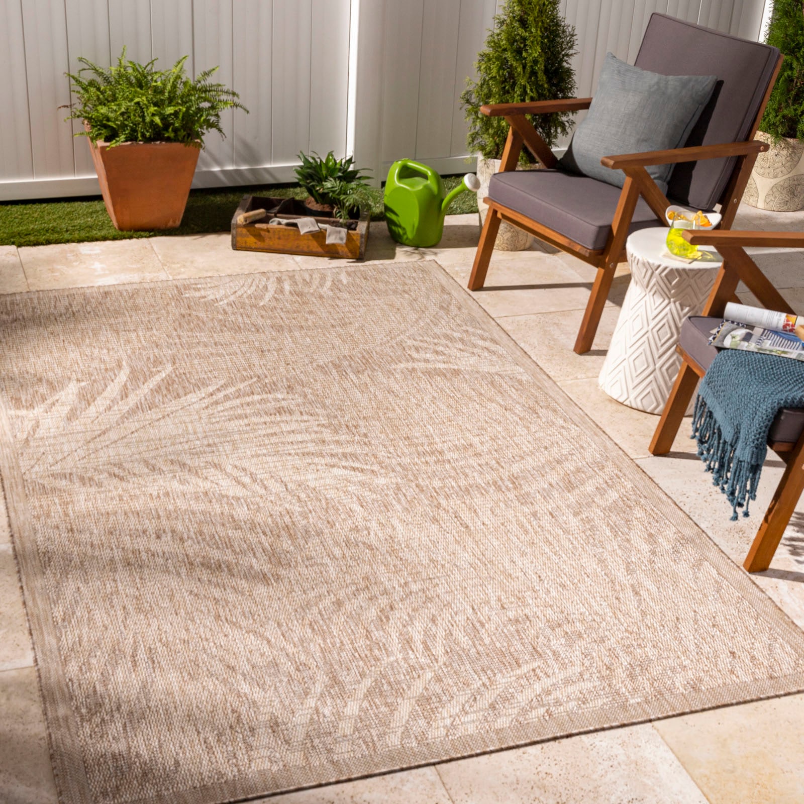 Livabliss Teppich "LINZ" rechteckig 4 mm Höhe Teppich In- /Outdoor Boho Jut günstig online kaufen