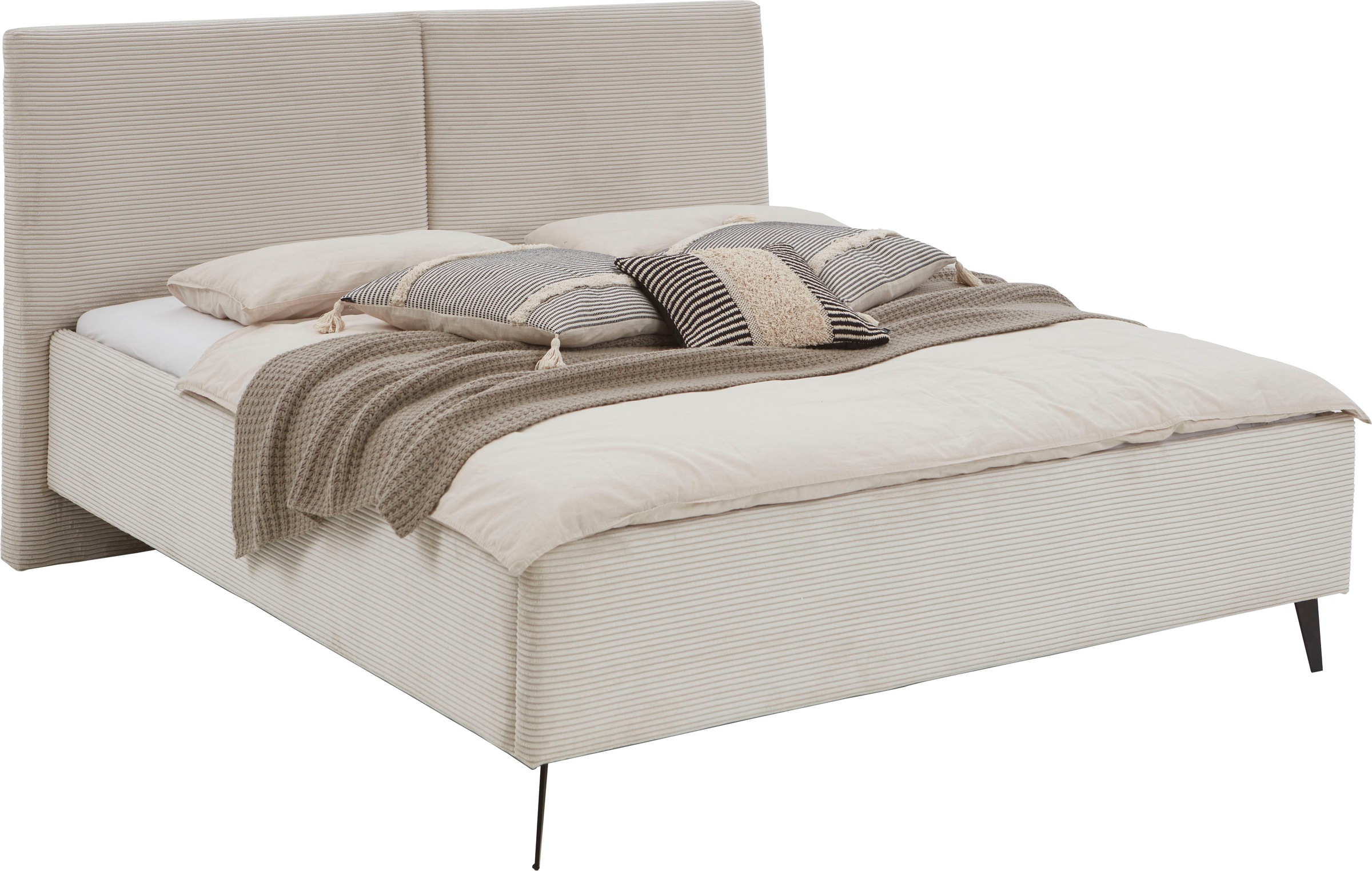 meise.möbel "Lando inkl. Bettkasten, Breite 180cm" Bezugstoff aus Cord günstig online kaufen