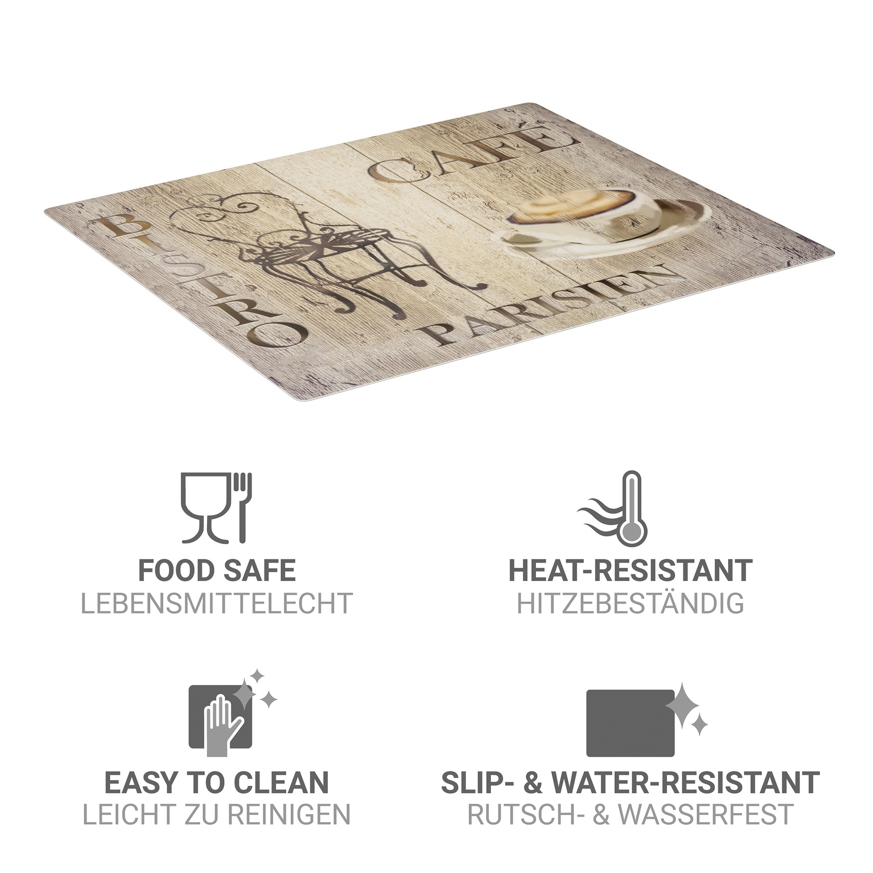 WENKO Herd-Abdeckplatte »Modell Bistro«