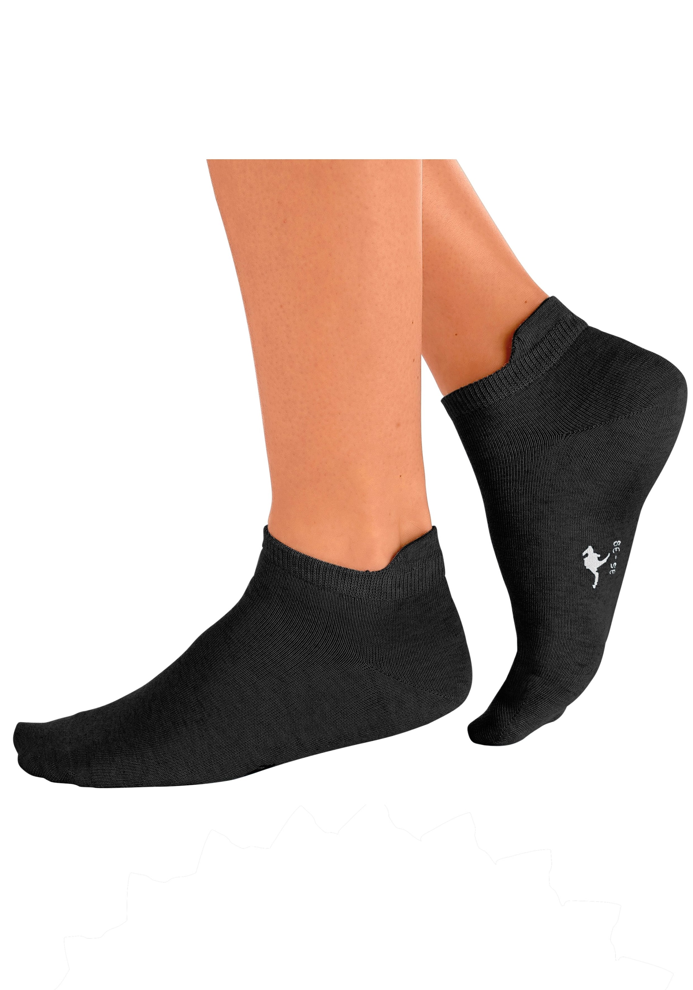 KangaROOS Sneakersocken, (Set, 10 mit erhöhter bestellen BAUR Ferse | Paar)