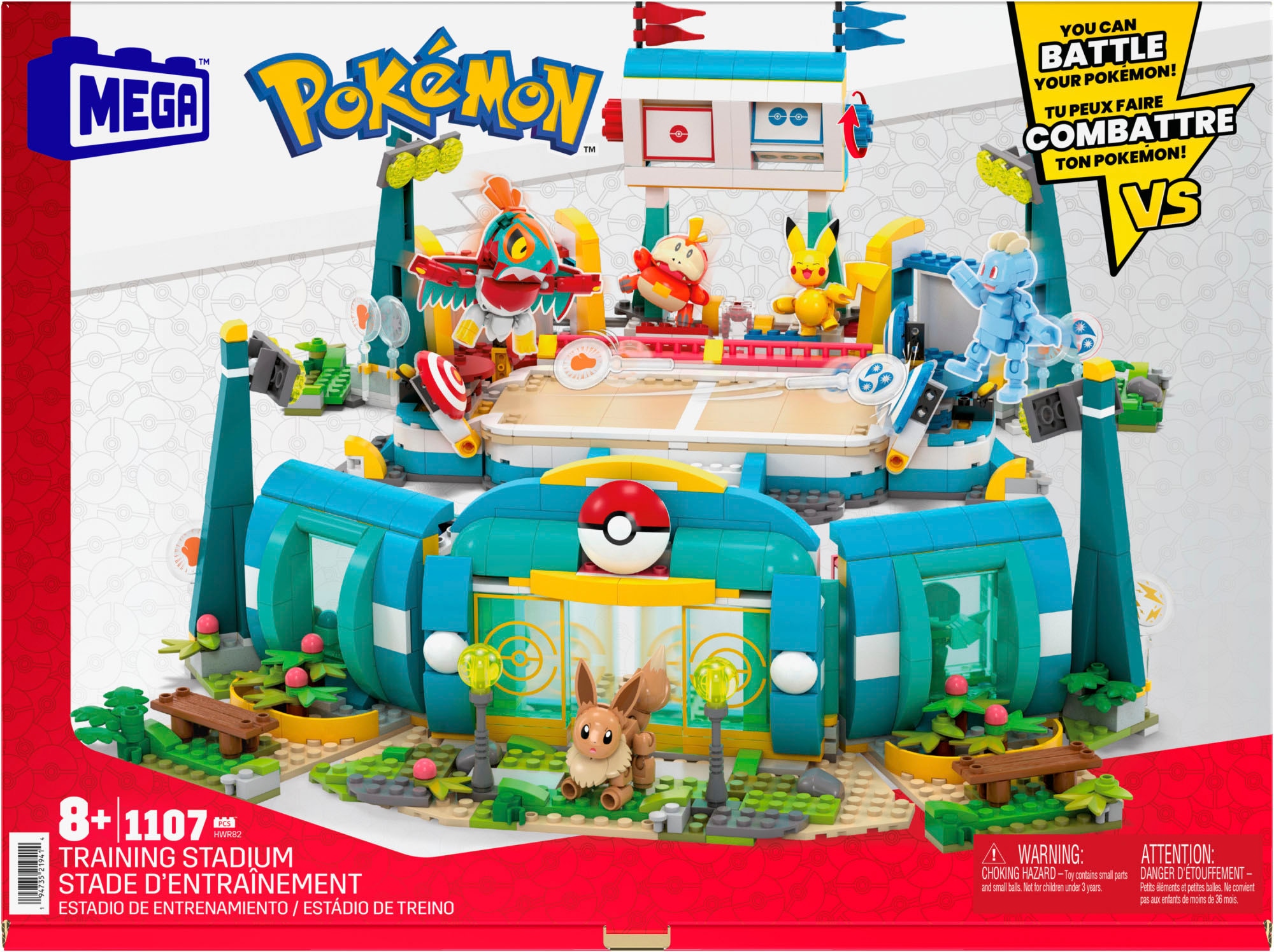MEGA Konstruktions-Spielset »MEGA Pokémon Trainingsarena«