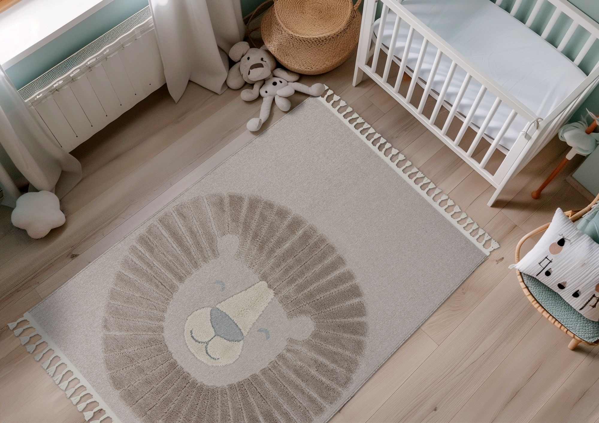 Kayoom Kinderteppich "Modena 424" rechteckig 11 mm Höhe auch in rund, Kurzf günstig online kaufen