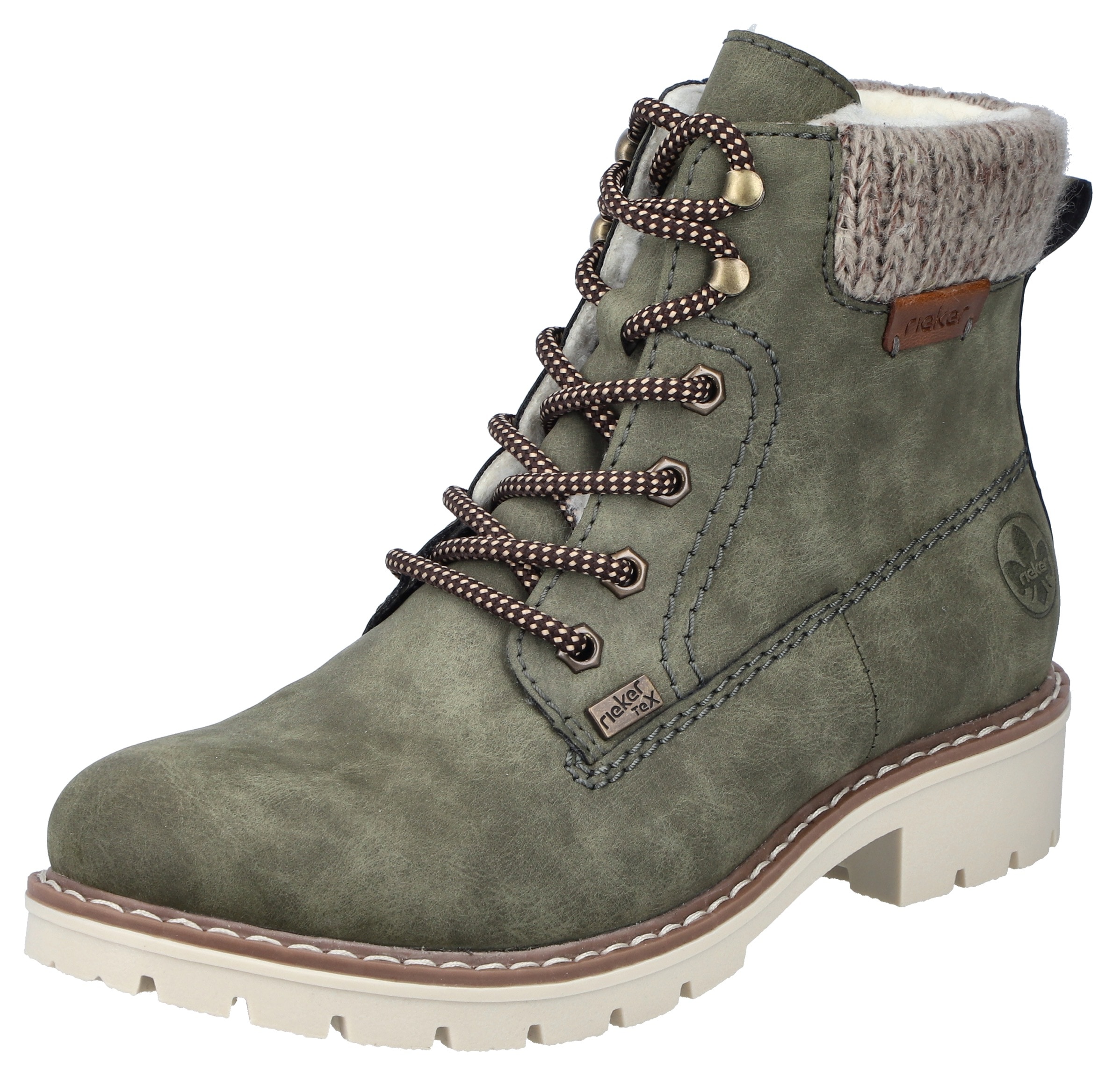 Rieker Winterstiefelette Schnürboots, Schnürstiefelette, TEX-Membran und Profilsohle