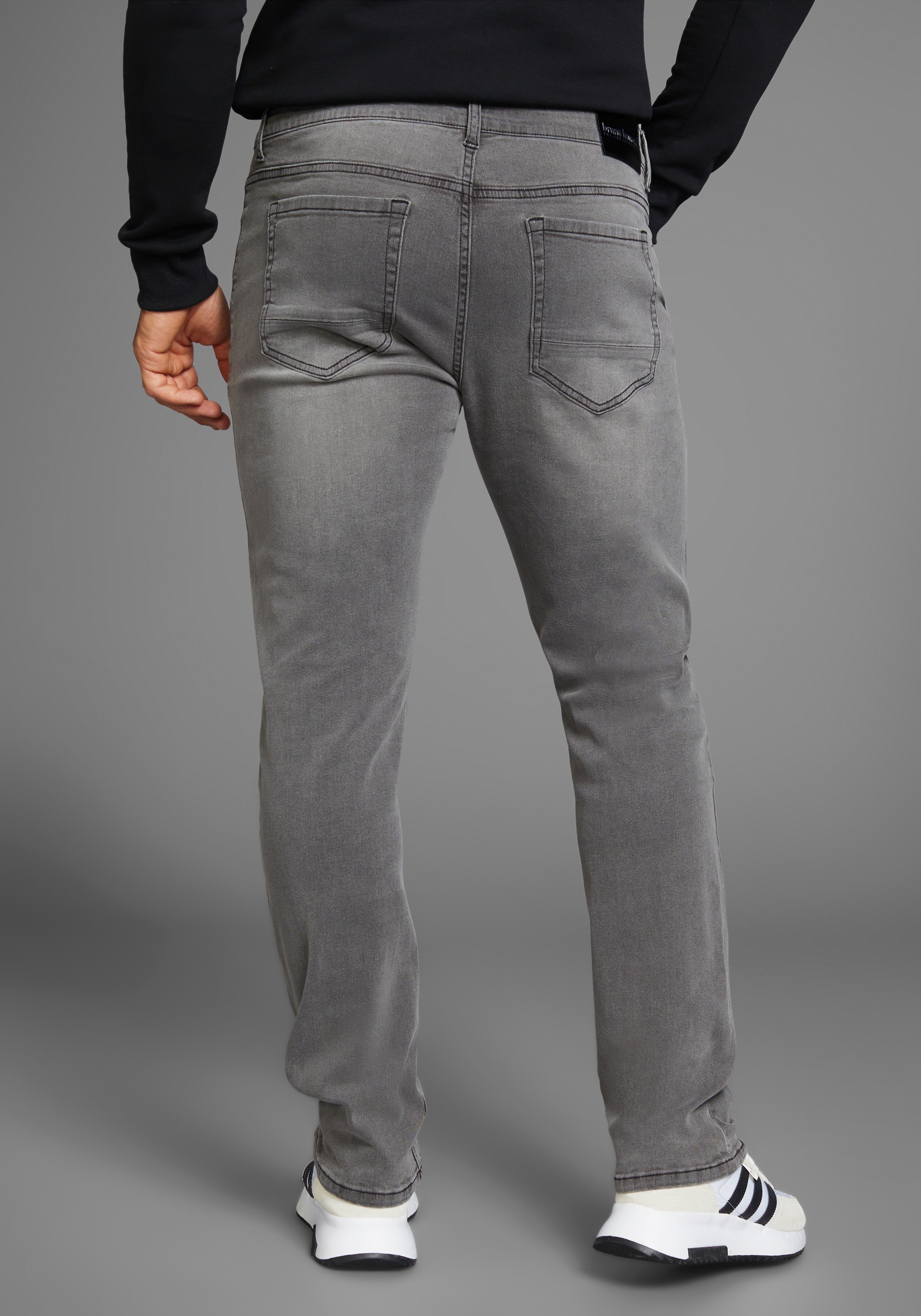 Bruno Banani Hutch Straight Jeans Grey 33/30 3