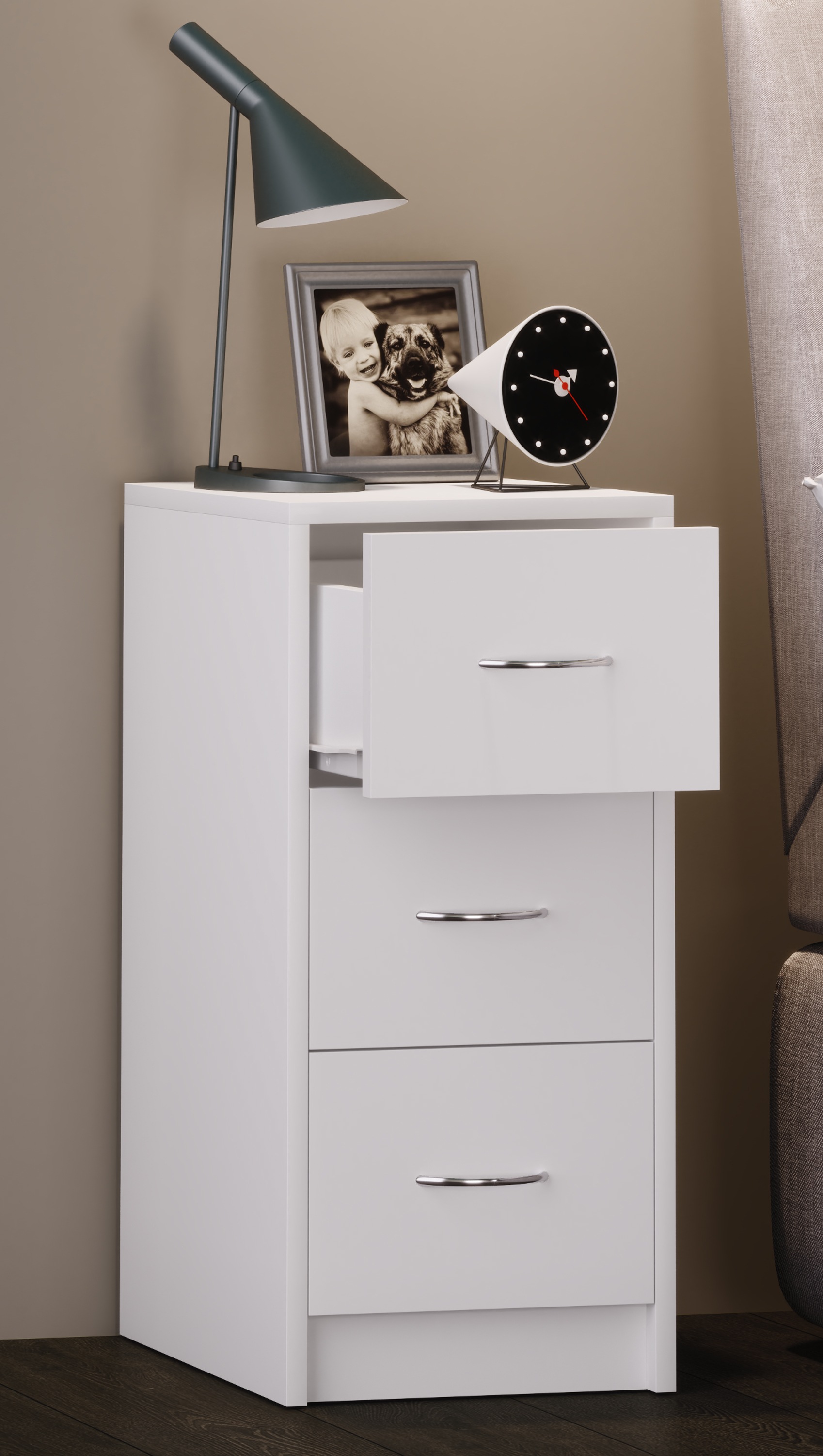 VCM Nachttisch »Holz Nachtschrank Nachttisch Schublade Boxal Maxi«