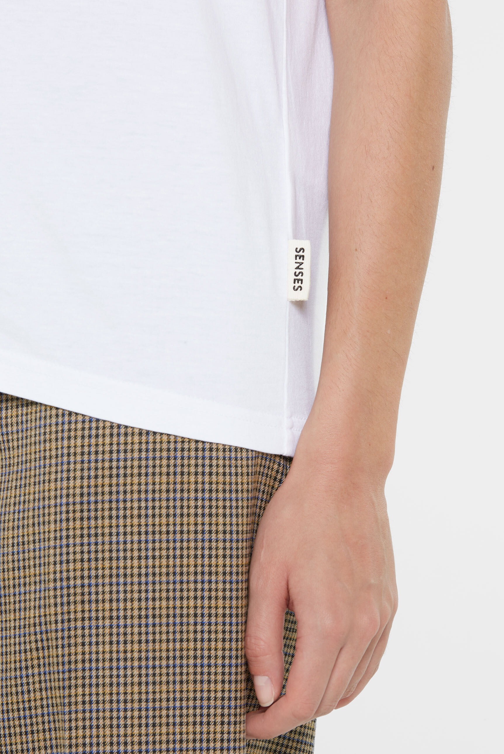 SENSES.THE LABEL Rundhalsshirt, aus Baumwolle