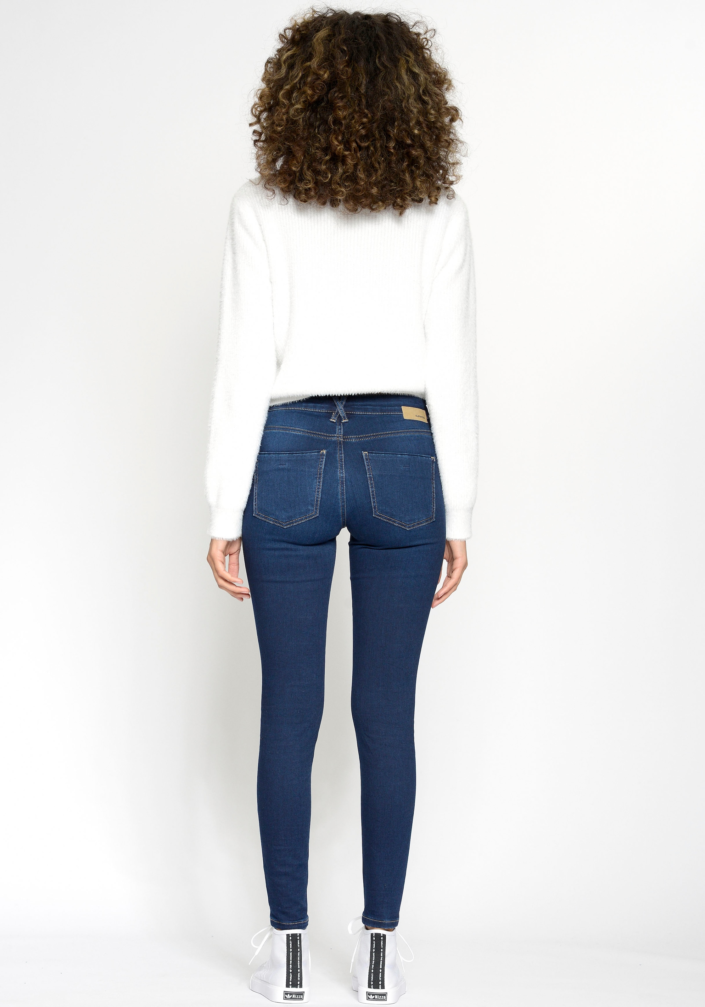 GANG Skinny-fit-Jeans »94LAYLA«, mit Used-Effekten online kaufen | BAUR | Slim-Fit Jeans