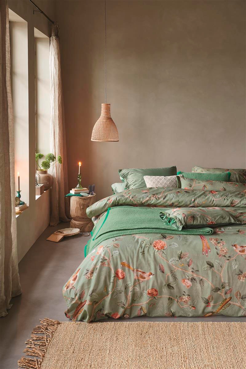 PiP Studio Wendebettwäsche »Good Nightingale«, aus 100% Baumwolle, Bettwäsche mit Reißverschluss, Blumen