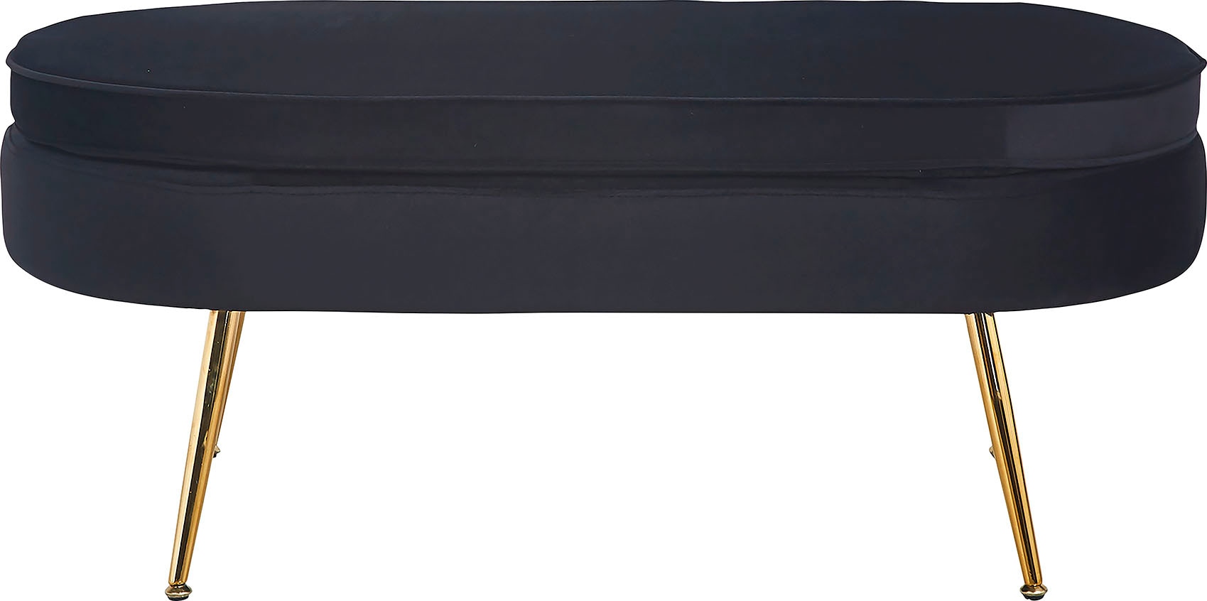 SalesFever Polsterhocker »Clam«, oval, Breite 99 cm