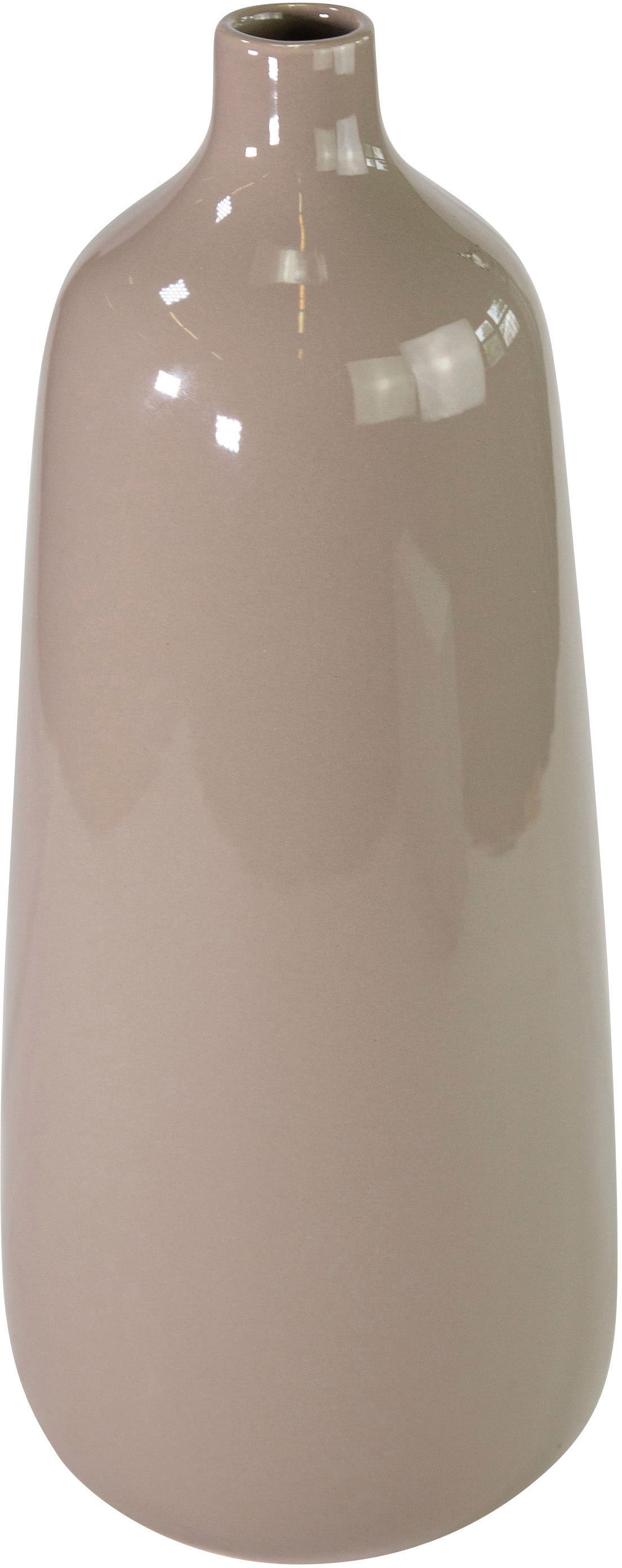 andas Tischvase »Flaschen-Vase Kila, glänzend«, (1 St.), aus Porzellan, Höhe  ca. 31,5 cm bestellen | BAUR