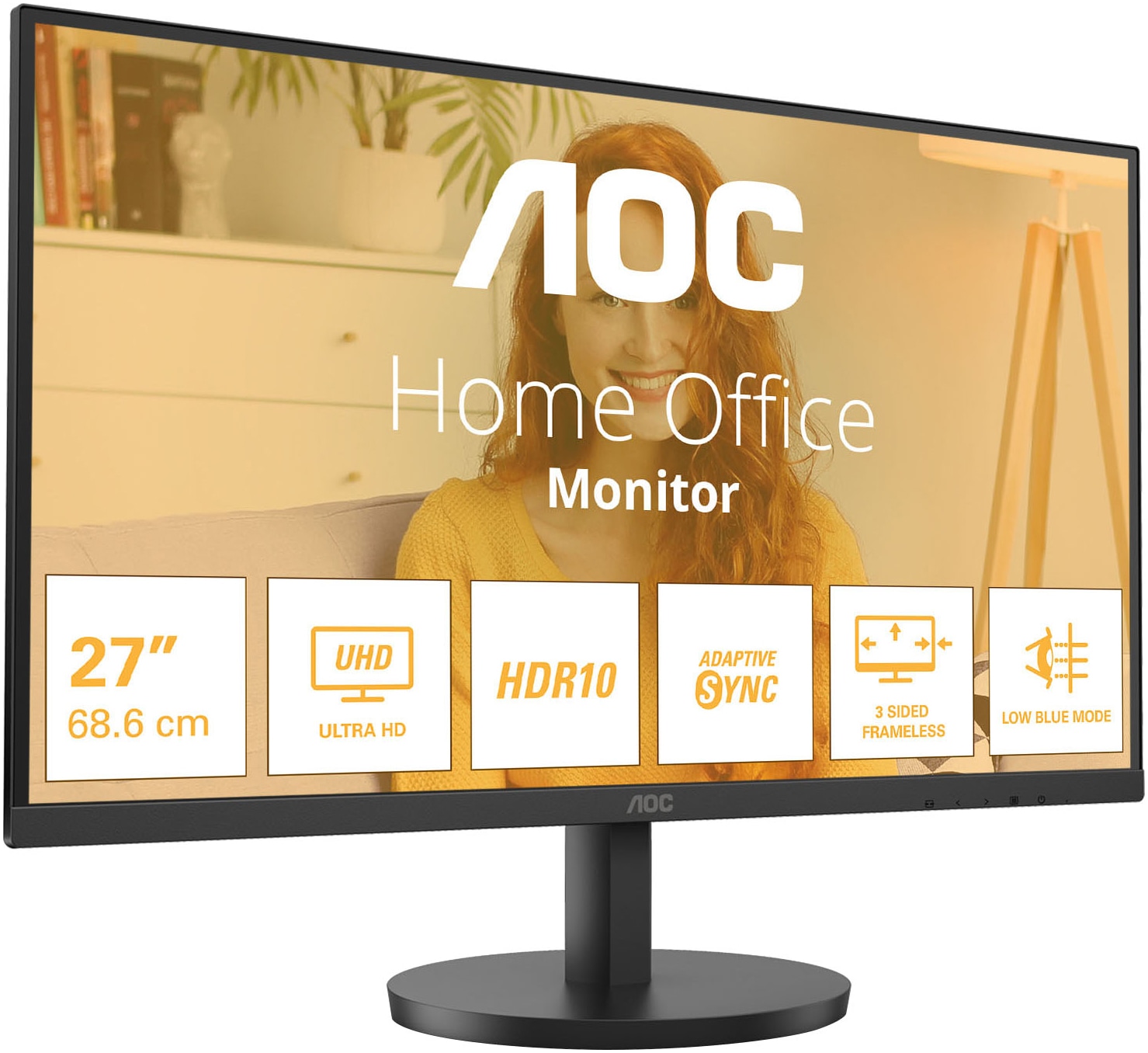 AOC LED-Monitor »U27B3M« 69 cm/27 ″  3840 x 2160 px 4 Reaktionszeit 60 Hz