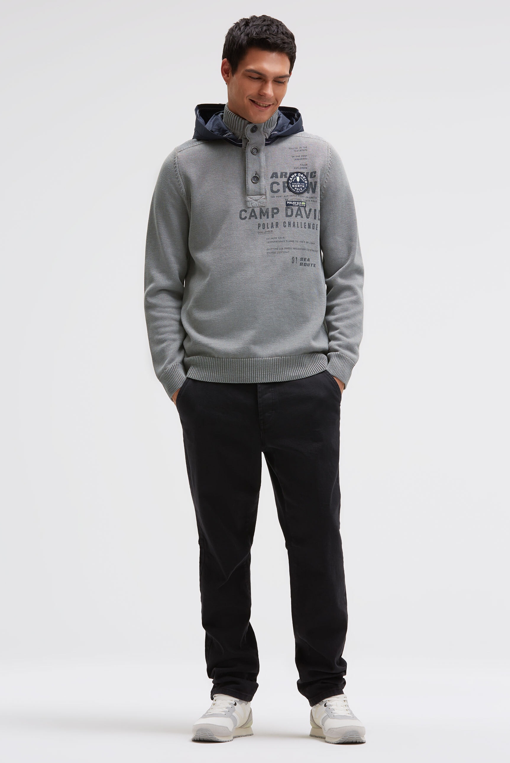 Thumbnail - CAMP DAVID Kapuzenpullover aus Baumwolle