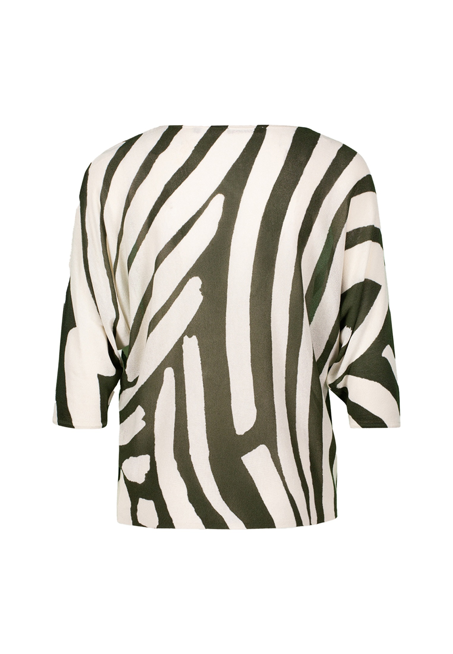 Zero Strickpullover »zero Oversized-Strickpullover mit Print«, (1 tlg.), Plain/ohne Details