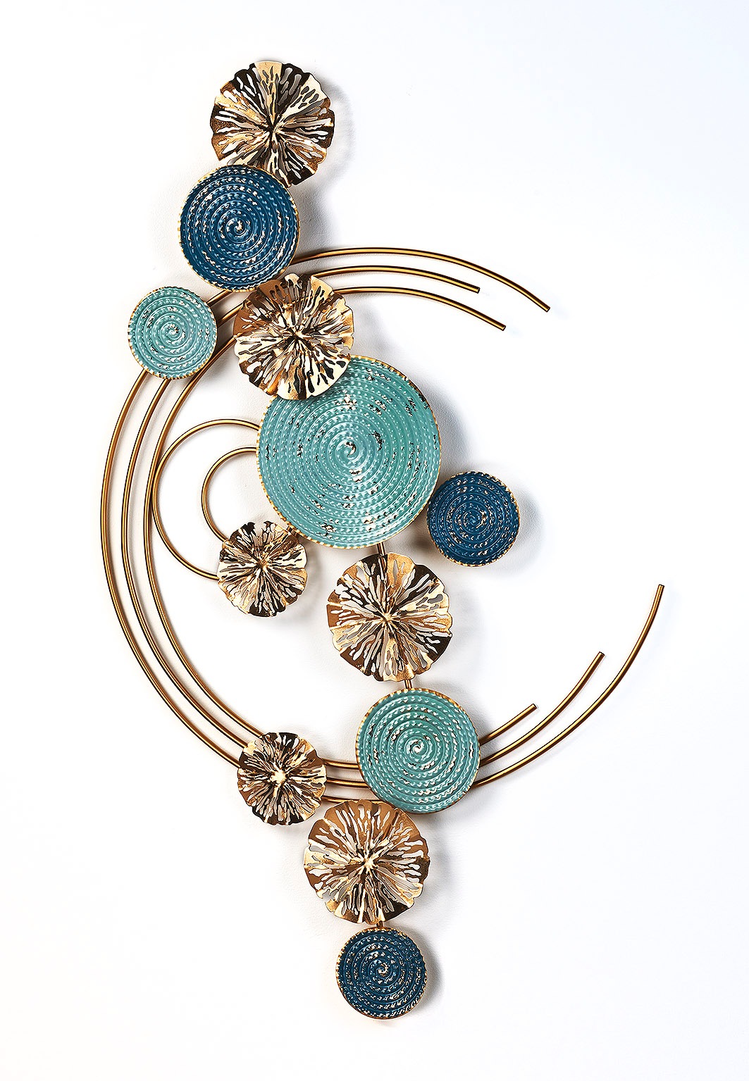 locker Wanddekoobjekt "Wandbild GOLDEN CIRCLES" günstig online kaufen