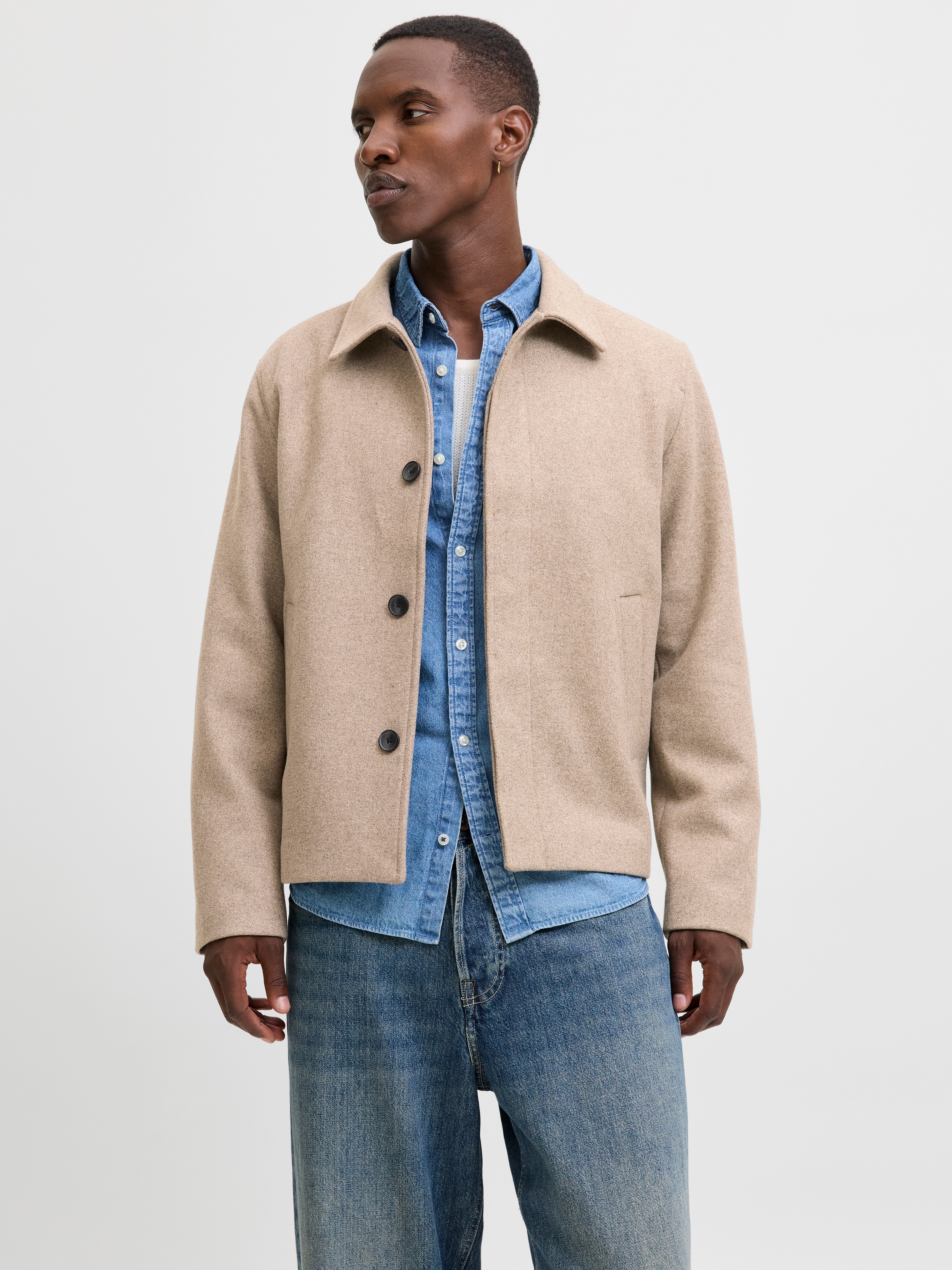Jack & Jones Outdoorjacke "JJEHARRIS SHORT COAT SN", ohne Kapuze günstig online kaufen