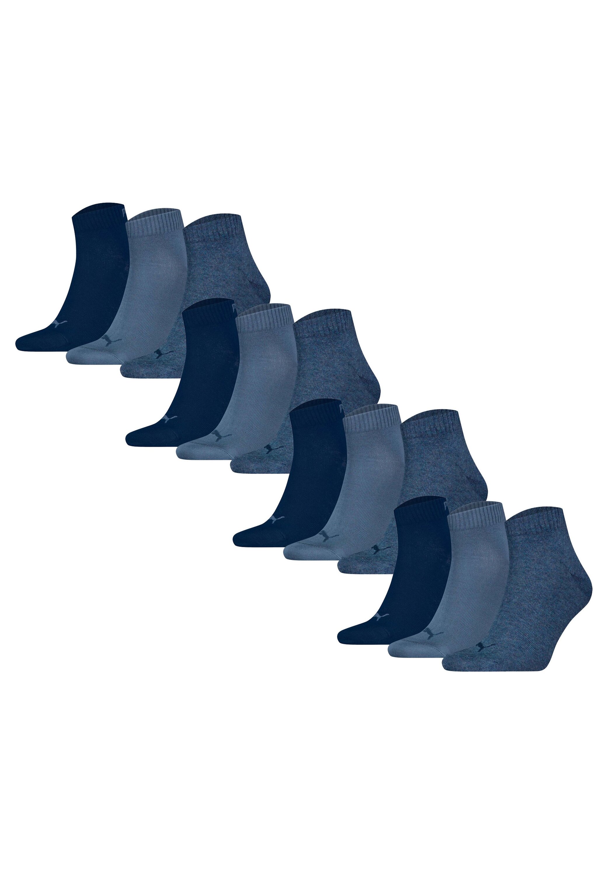 PUMA Kurzsocken "Socken Quarter Plain 12P 12er Pack" 12 Paar tlg.