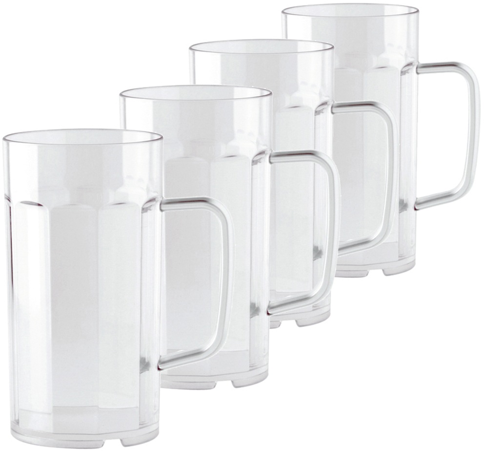 WACA Bierkrug, (Set, 6 tlg.), unzerbrechlich, langlebig, 4-teilig, 300 ml, Made in... kaufen