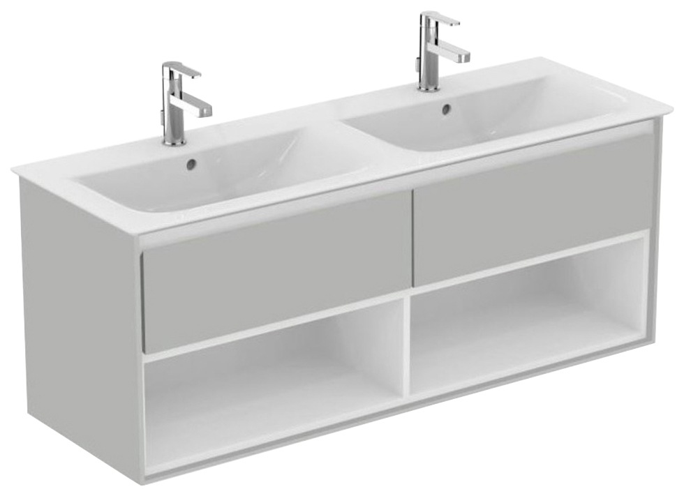 Ideal Standard Doppelwaschtisch »Connect Air«, (1 St.), 2 Auszüge, 2 Fächer kaufen