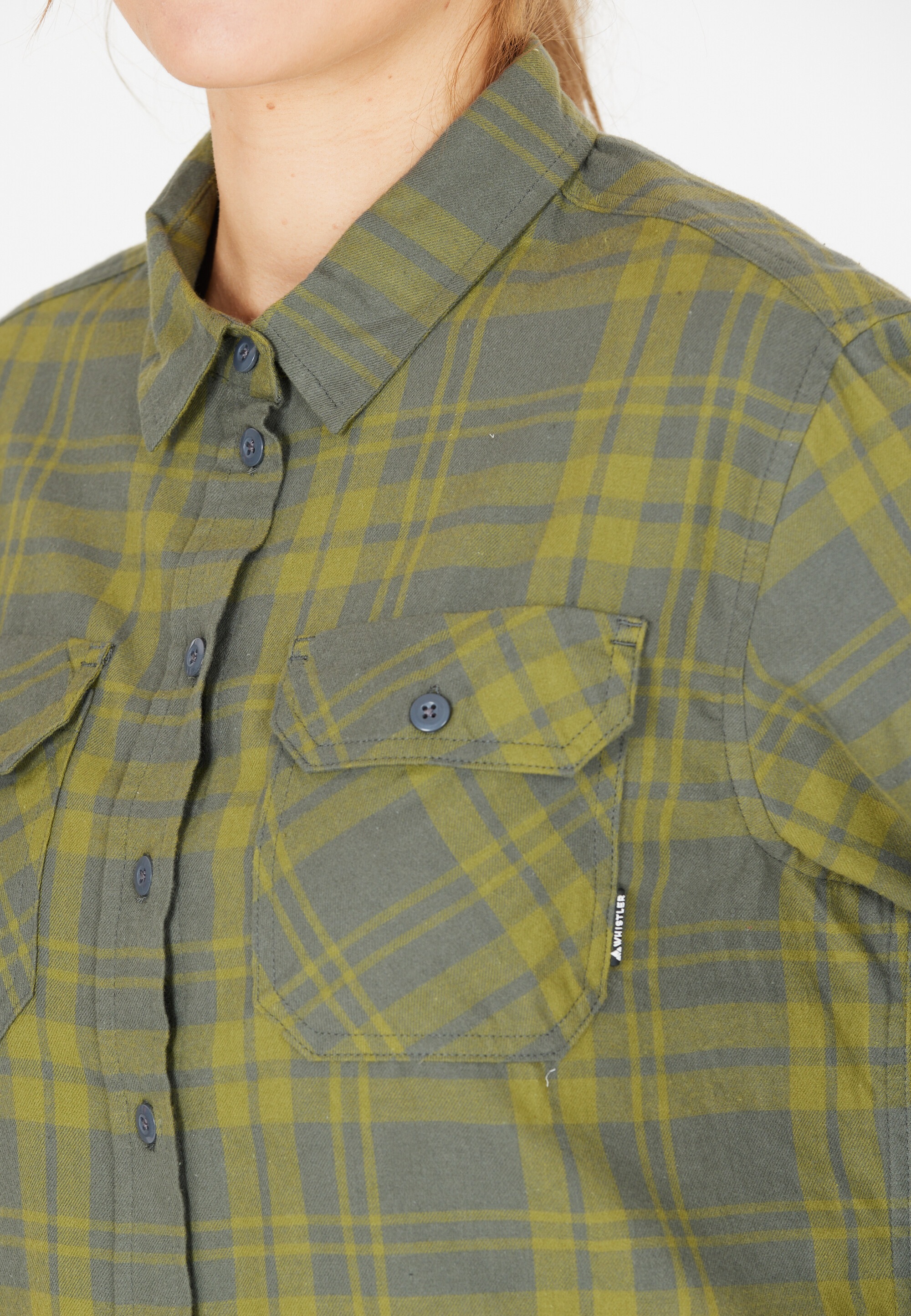 WHISTLER Fleeceshirt »Taurus«, aus reiner atmungsaktiver Baumwolle