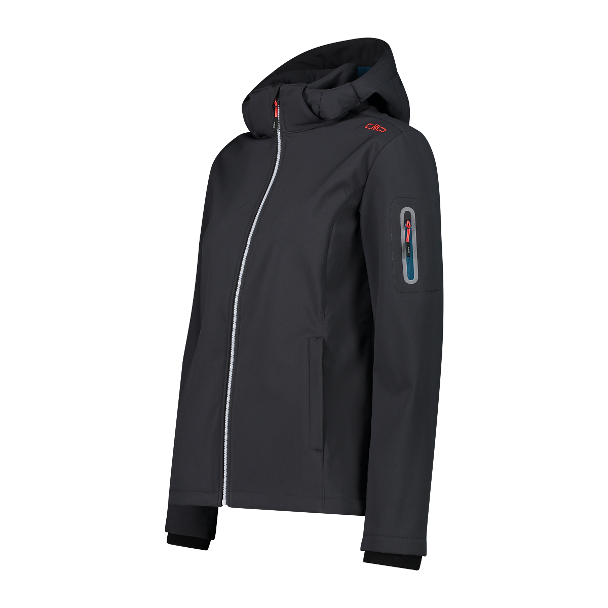 CMP Softshelljacke »WOMAN JACKET ZIP HOOD«, (1 St.), Wärmend & wind- & wasserabweisend