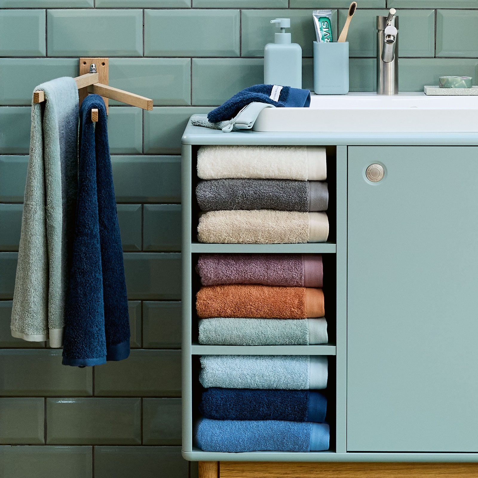 TOM TAILOR HOME Duschtuch "COLOR BATH" 100% Baumwolle, 70x140 cm, uni, groß günstig online kaufen