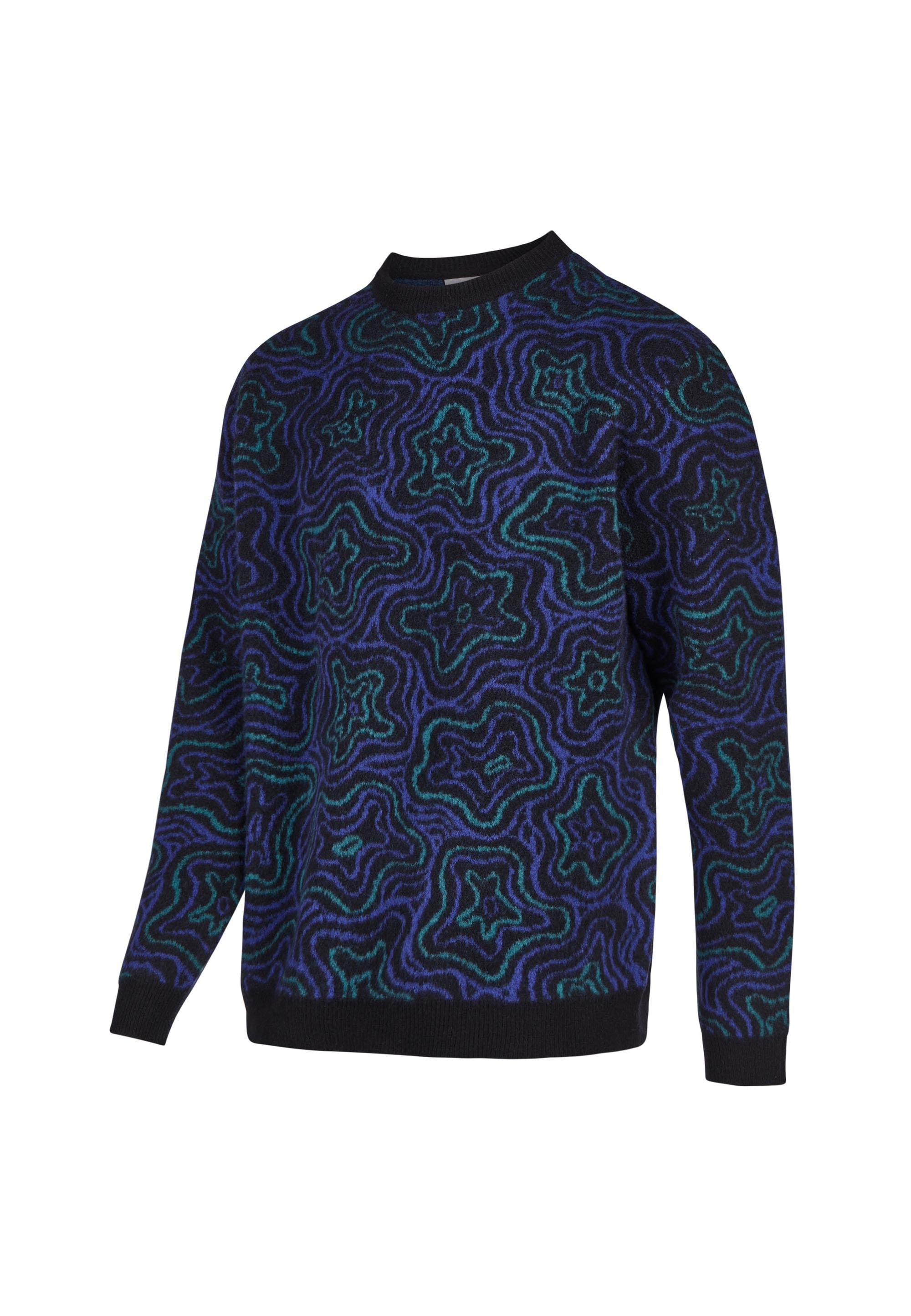 Cleptomanicx Strickpullover »Scribbles« mit markantem Muster