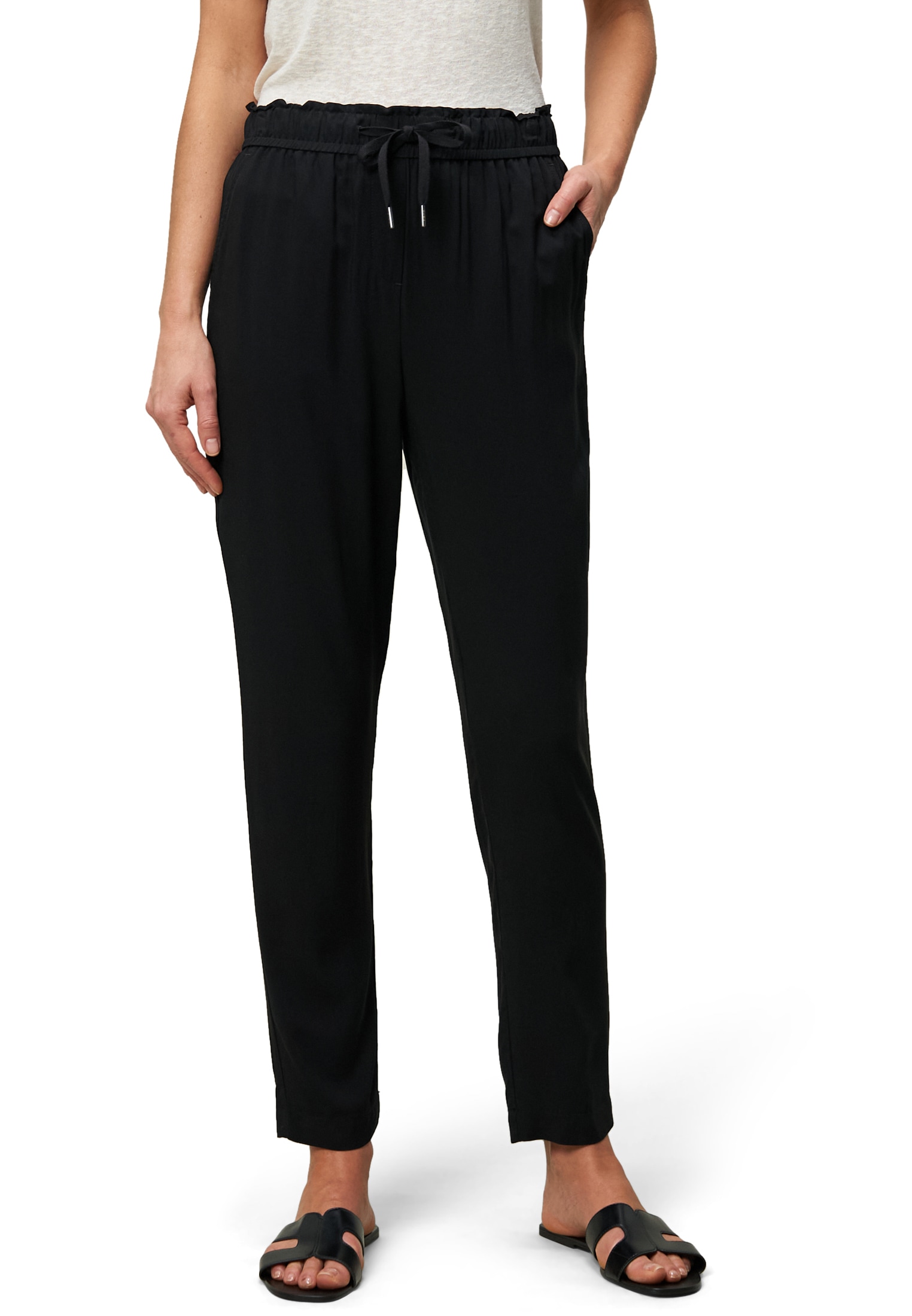 Zero Schlupfhose "zero Damen Schlupfhose mit Tunnelzug 28 Inch", Bindedetai günstig online kaufen