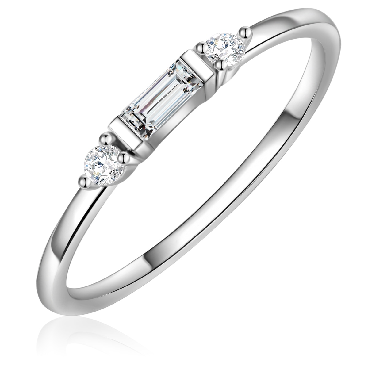 Glanzstücke München Solitärring »GM9952« aus Sterling Silber