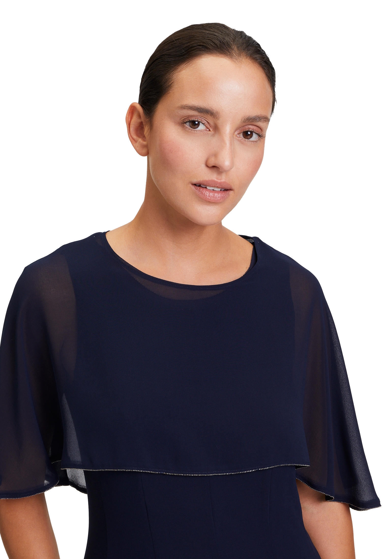 Vera Mont Chiffonkleid »Vera Mont Damen Chiffonkleid kurzarm«, Material