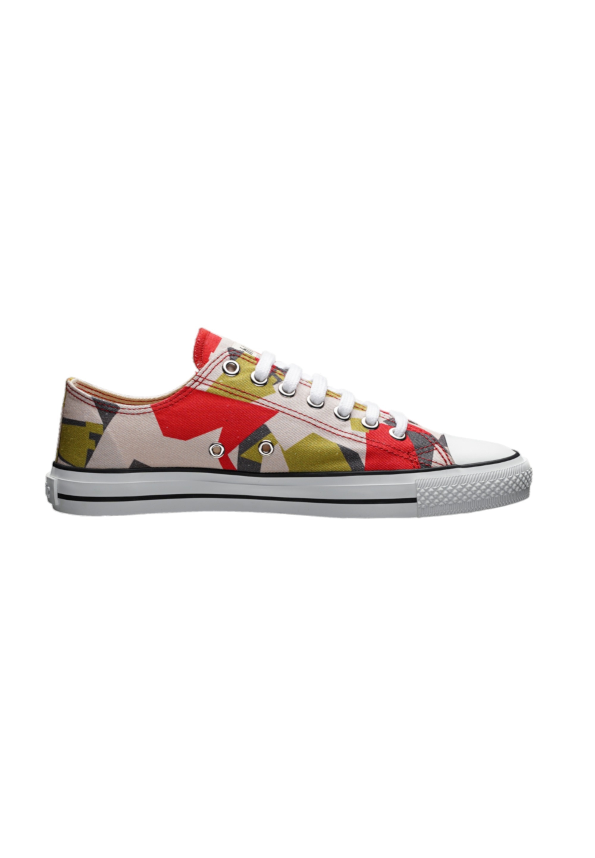 ETHLETIC Trainer White Cap Lo Cut Sneaker Red/White 46 2