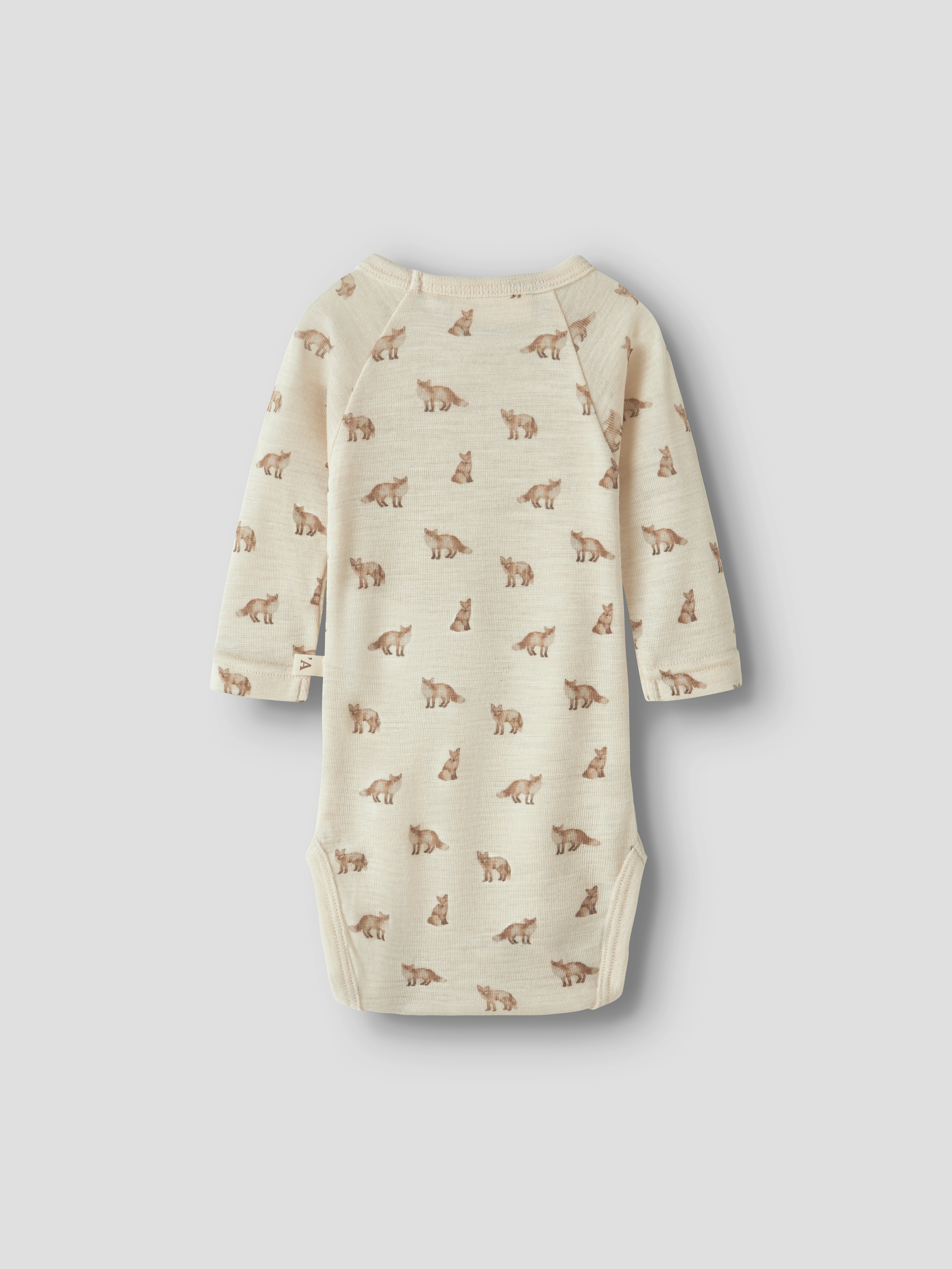 Lil' Atelier Langarmbody »NBMNALU WO LS SLIM BODY LIL NOOS« mit hohem Wollanteil, weich und wärmend